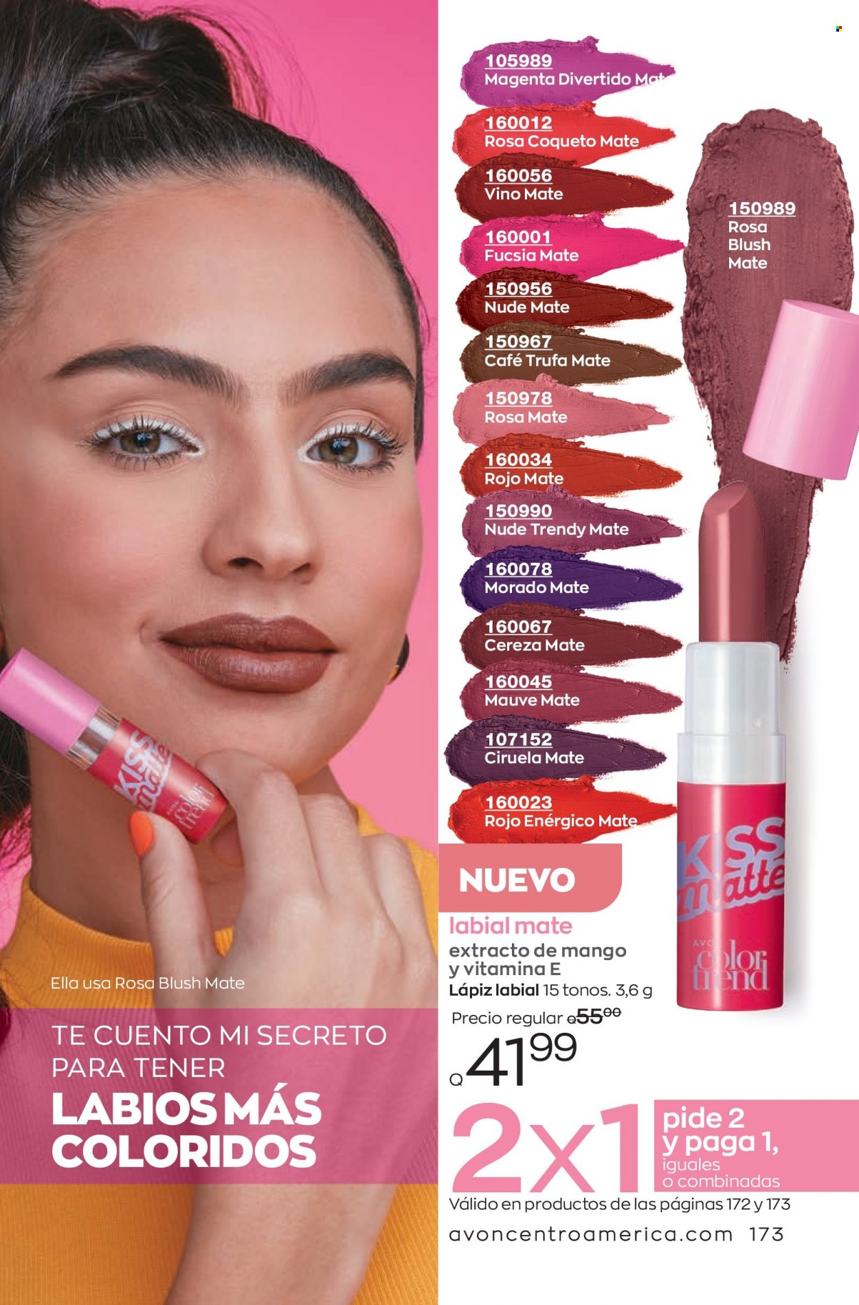 Catálogo Avon. Página 173