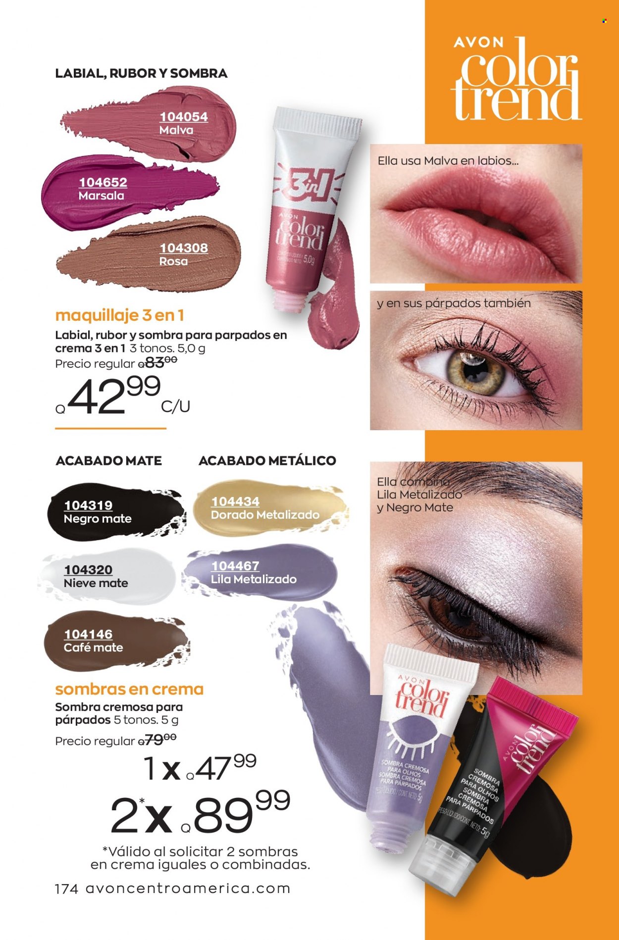 Catálogo Avon. Página 174
