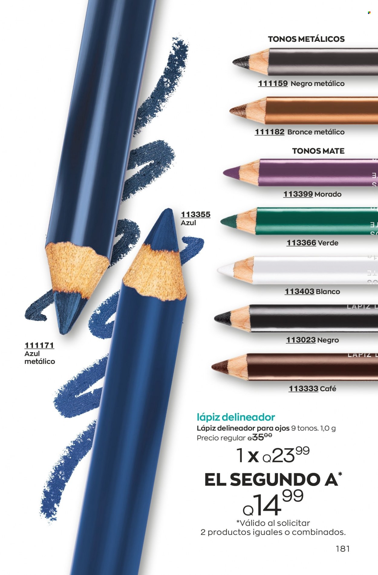 Catálogo Avon. Página 181