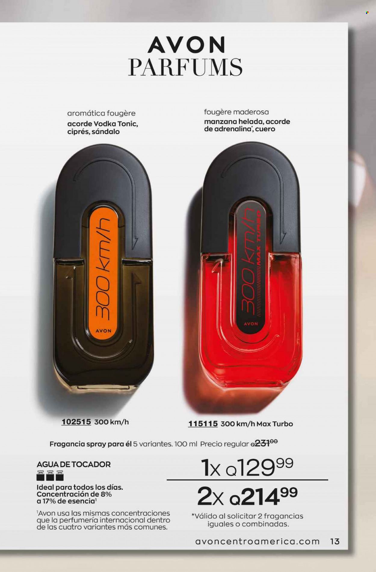 Catálogo Avon. Página 13