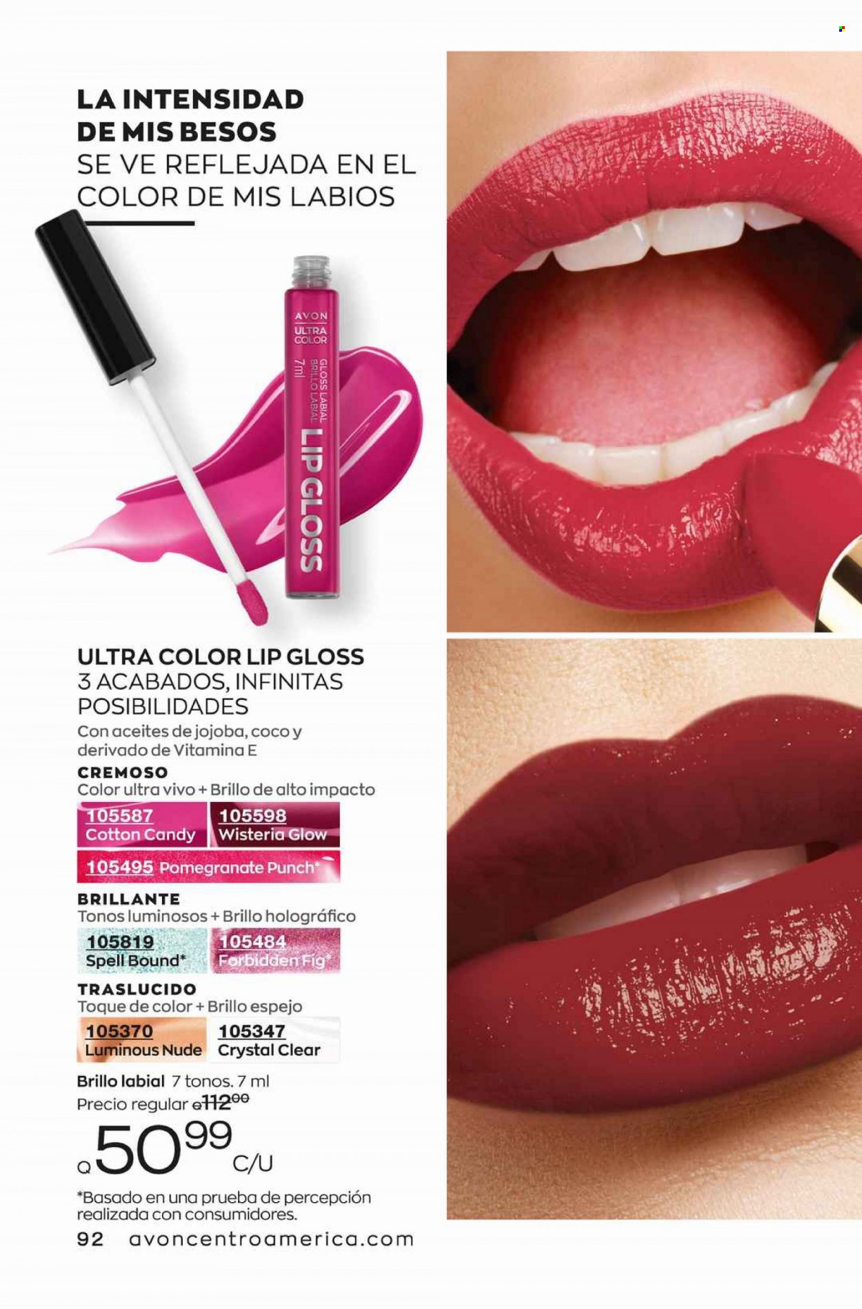Catálogo Avon. Página 92