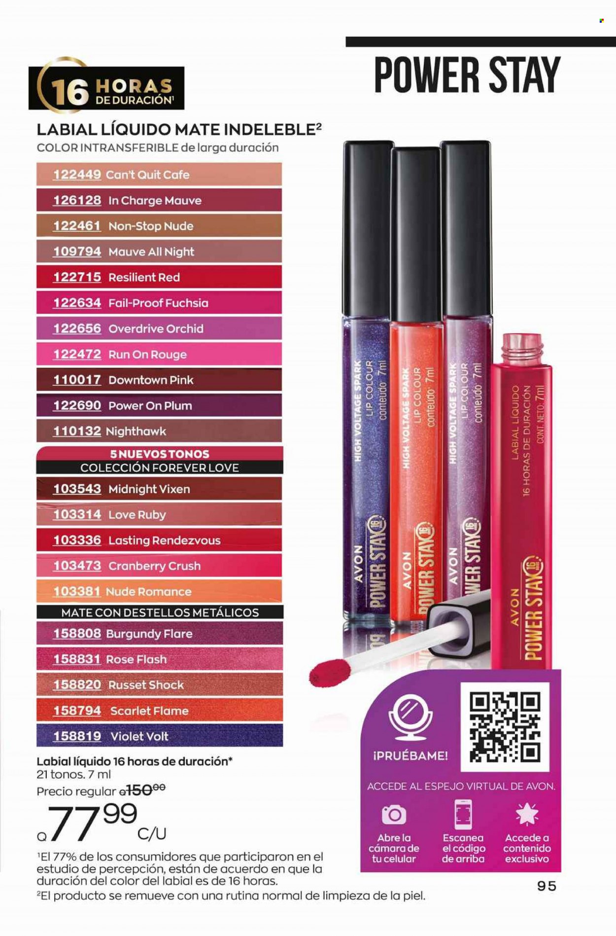 Catálogo Avon. Página 95