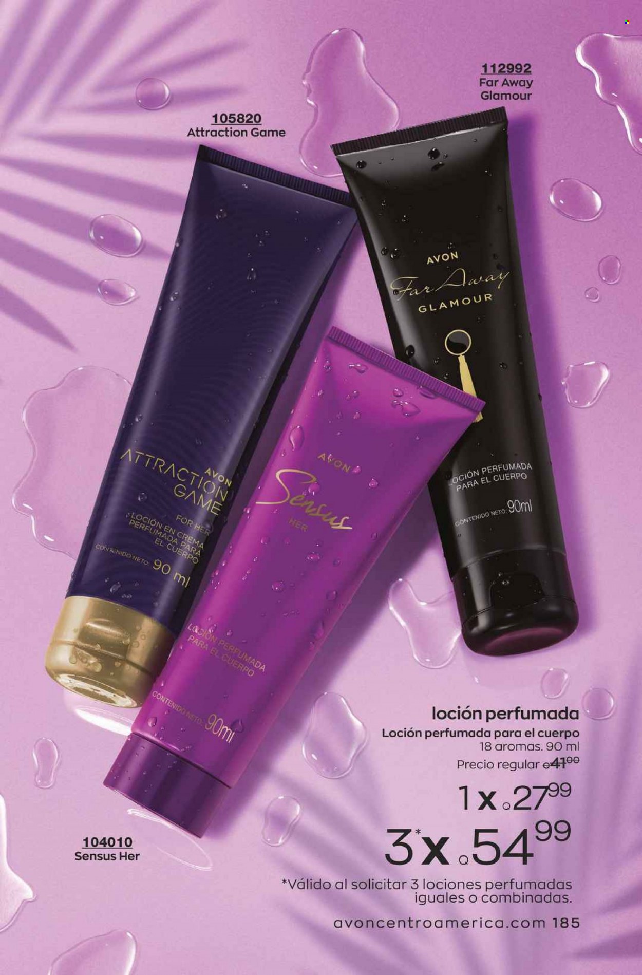 Catálogo Avon. Página 185