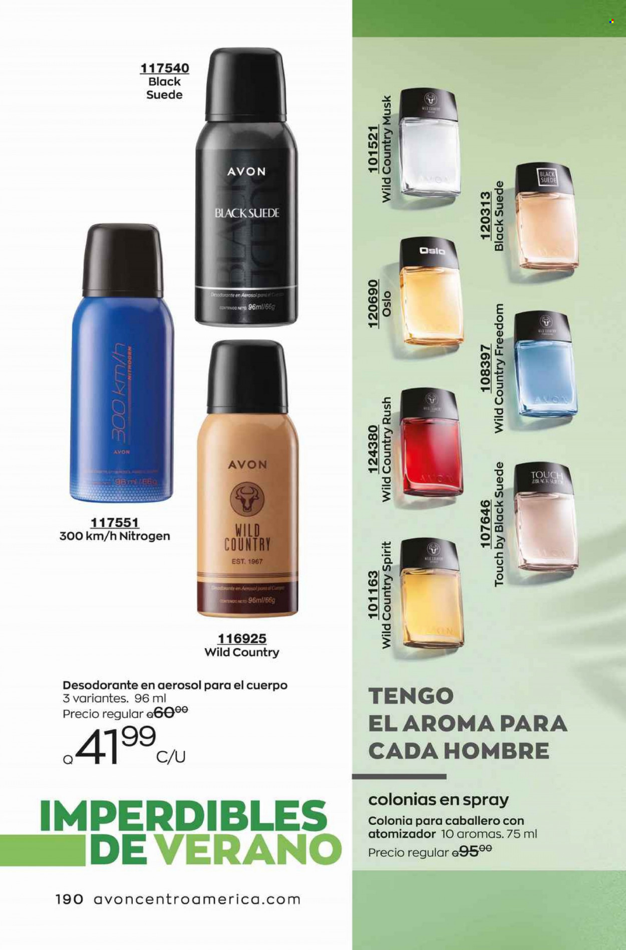 Catálogo Avon. Página 190