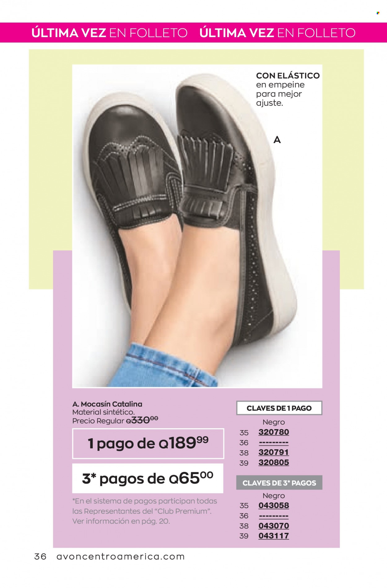 Catálogo Avon. Página 36