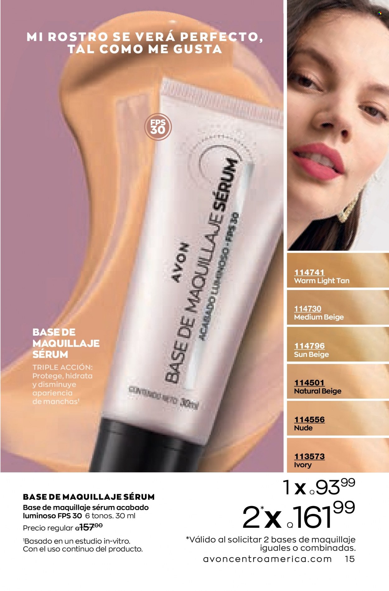 Catálogo Avon. Página 15