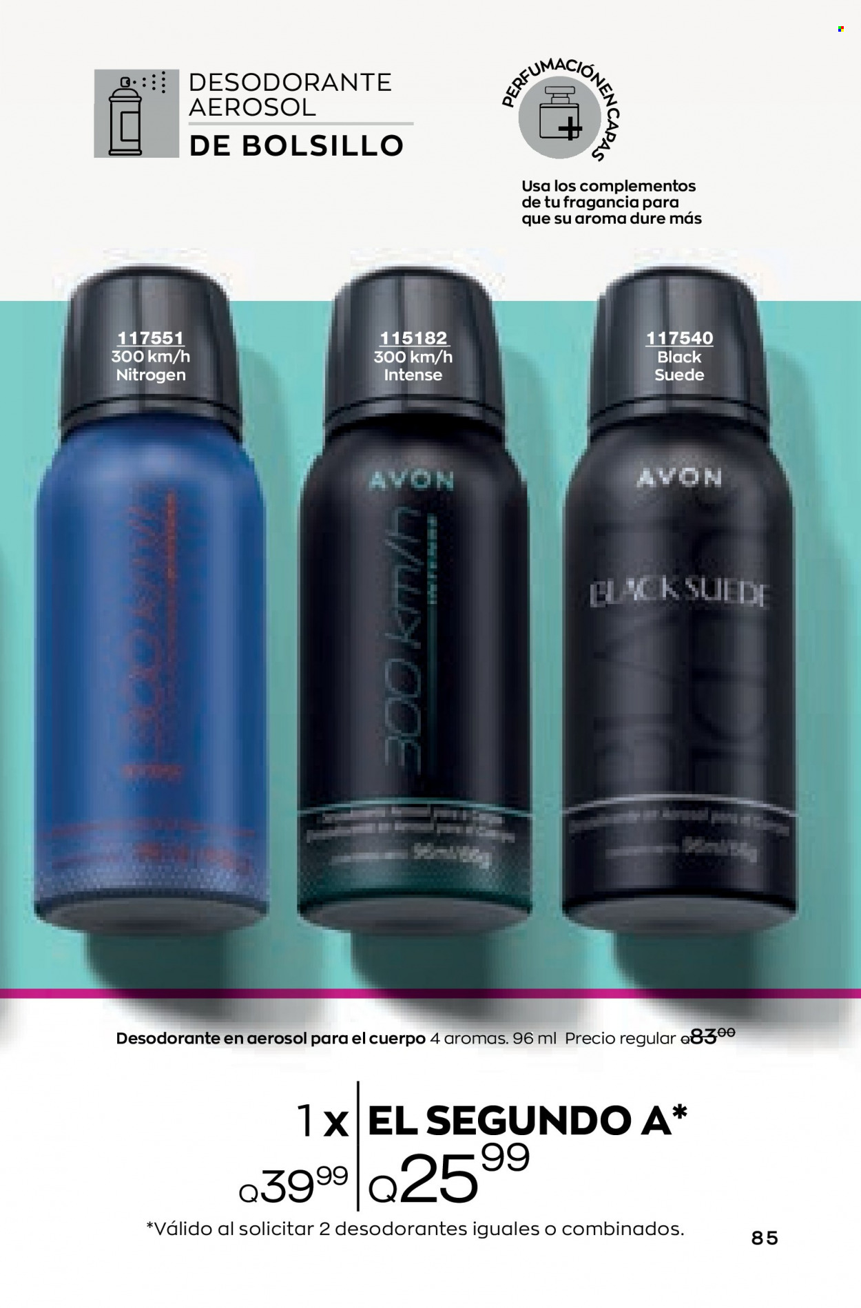 Catálogo Avon. Página 85