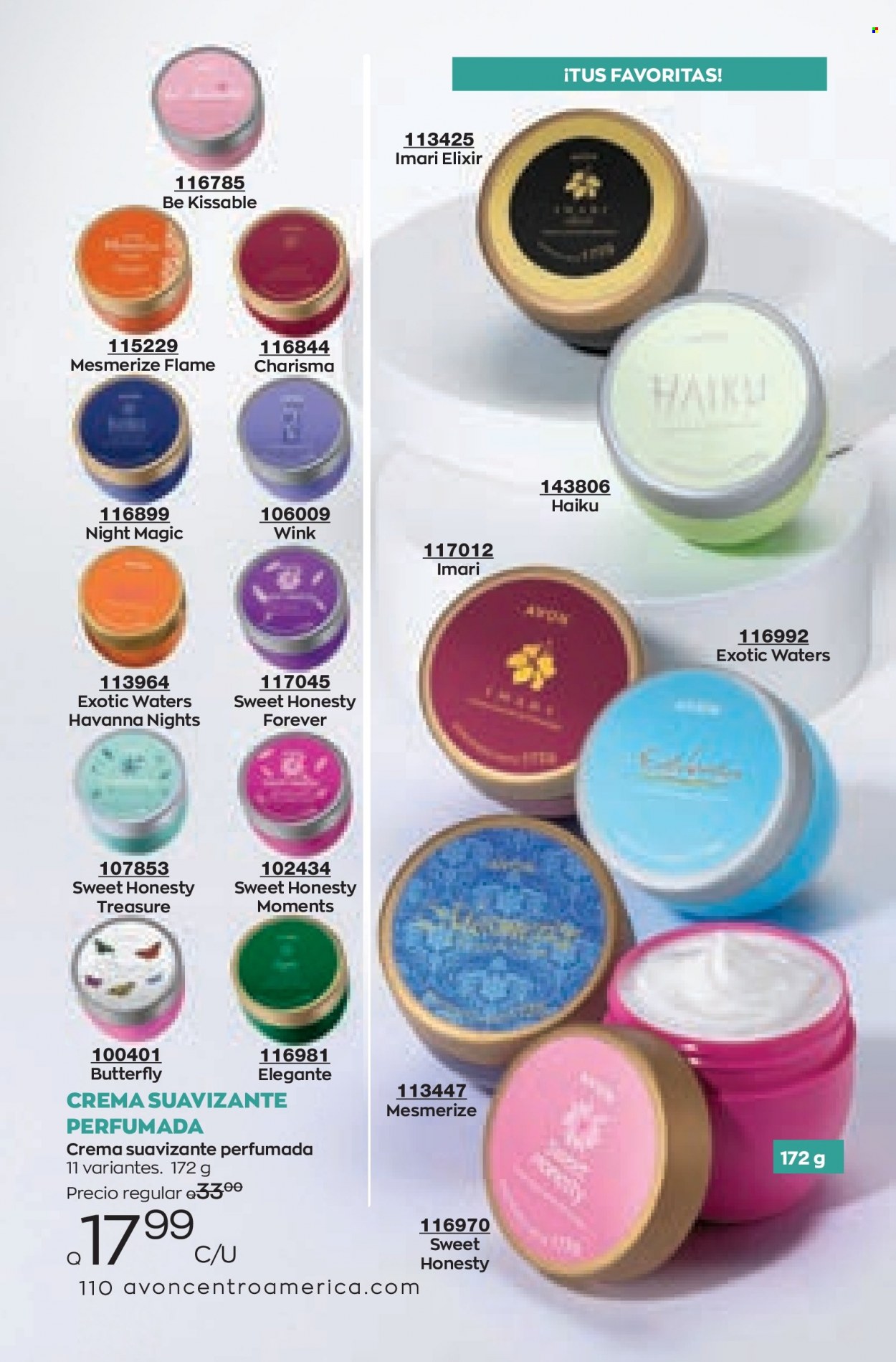 Catálogo Avon. Página 110
