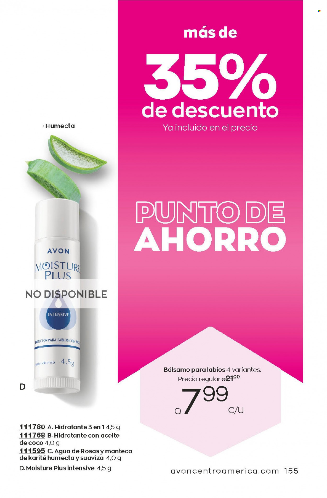 Catálogo Avon. Página 155