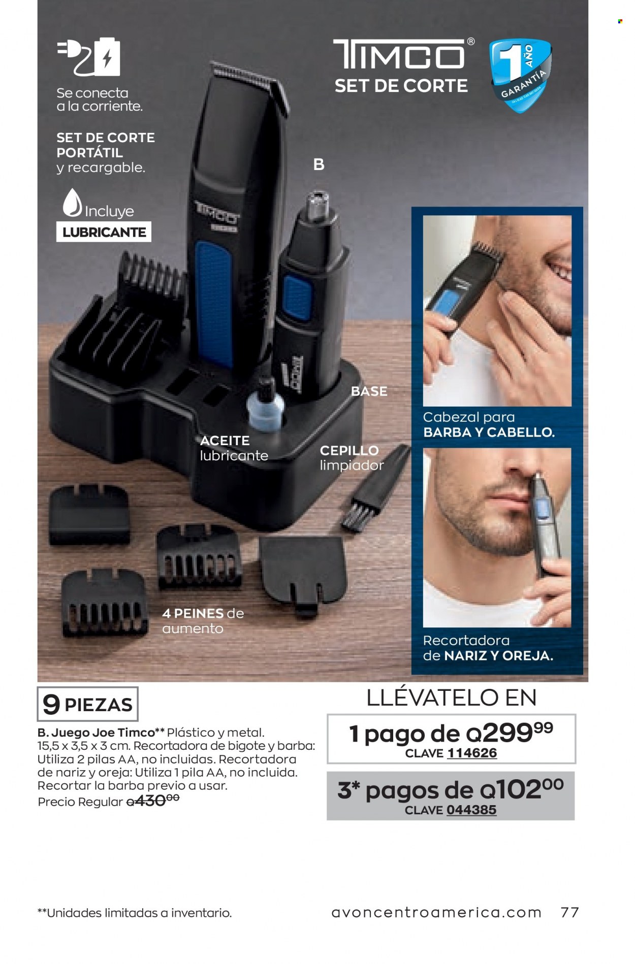 Catálogo Avon. Página 77