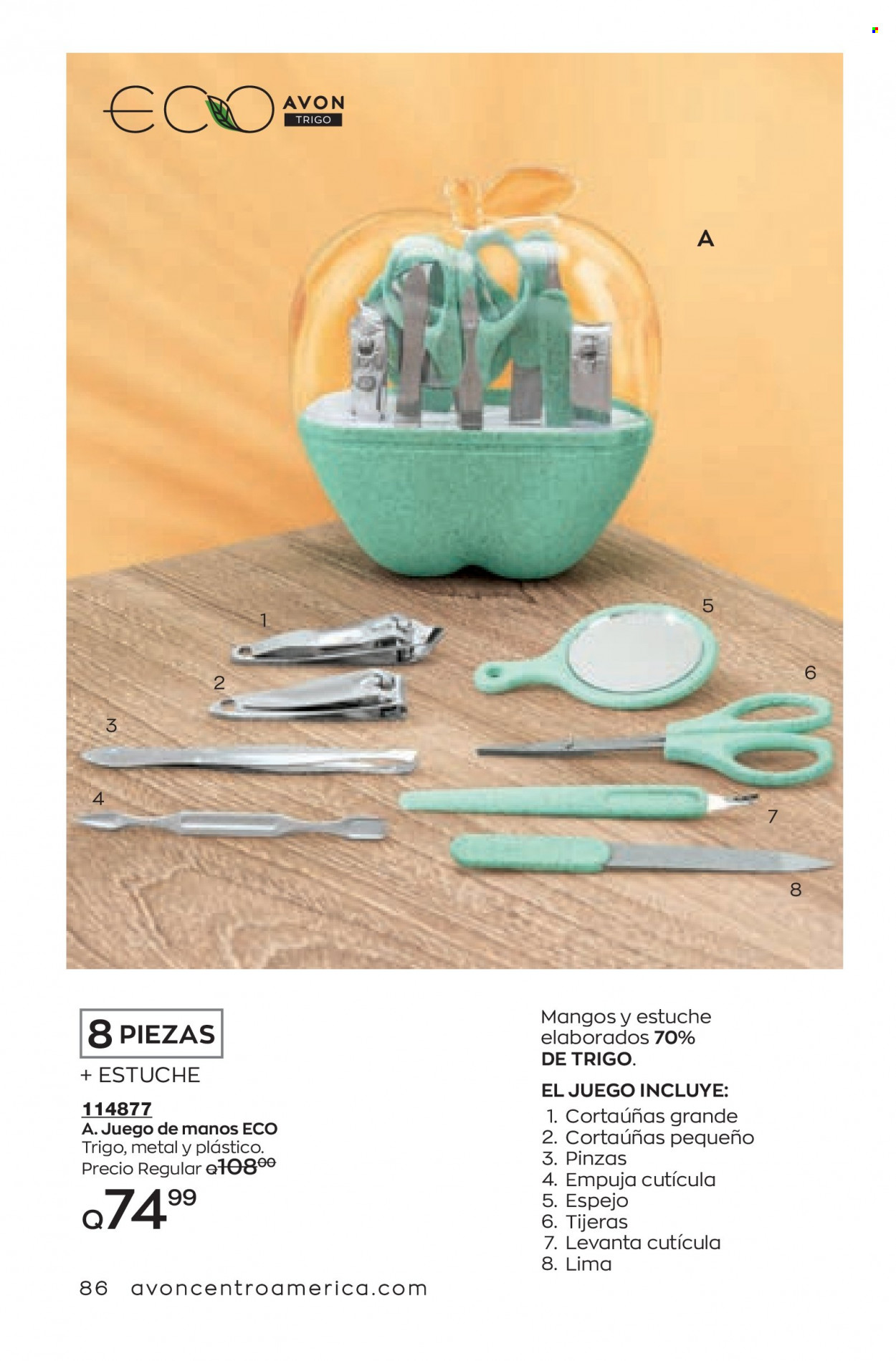 Catálogo Avon. Página 86