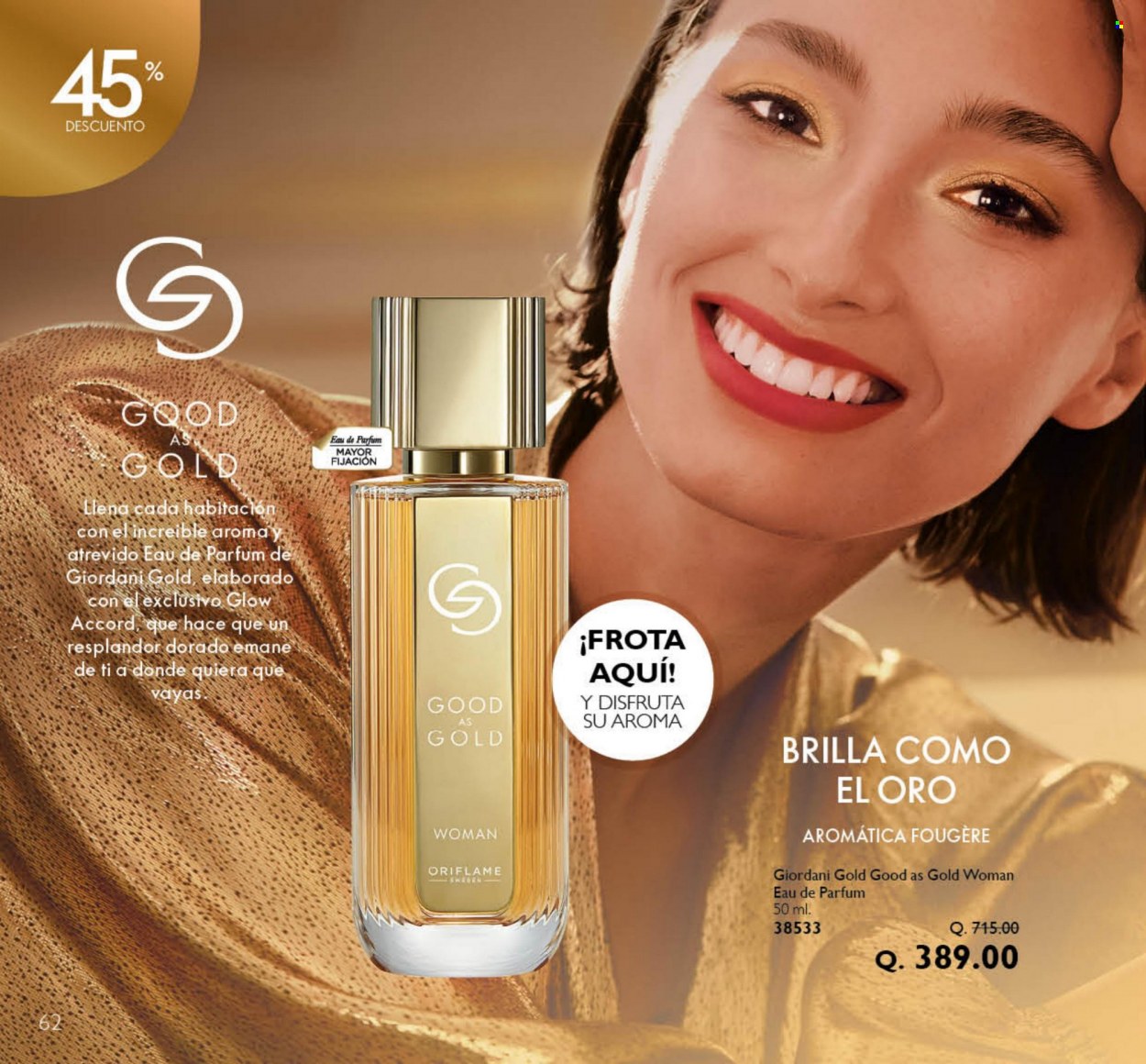 Catálogo Oriflame - 1.4.2023 - 30.4.2023. Página 62