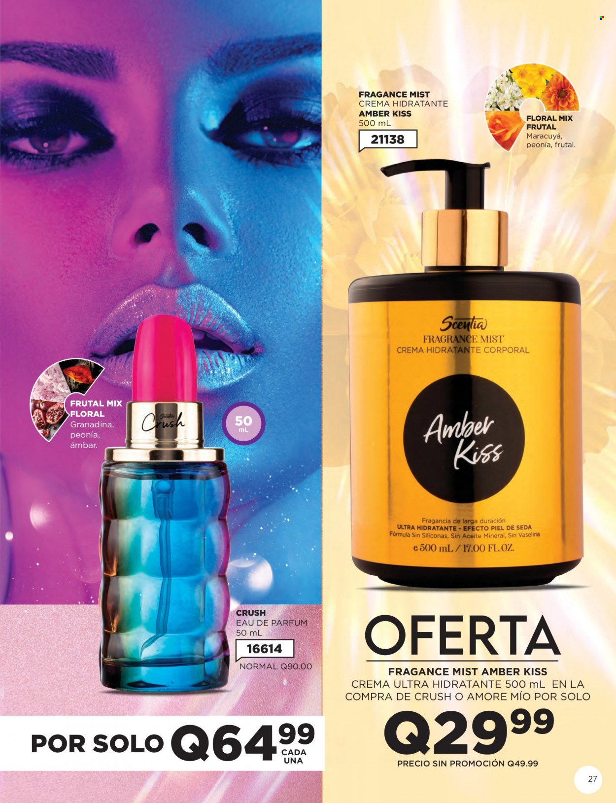 thumbnail - Folleto actual Scentia - 1.4.2023 - 30.4.2023 - Ventas - aceite mineral, crema, crema hidratante, perfume. Página 27.