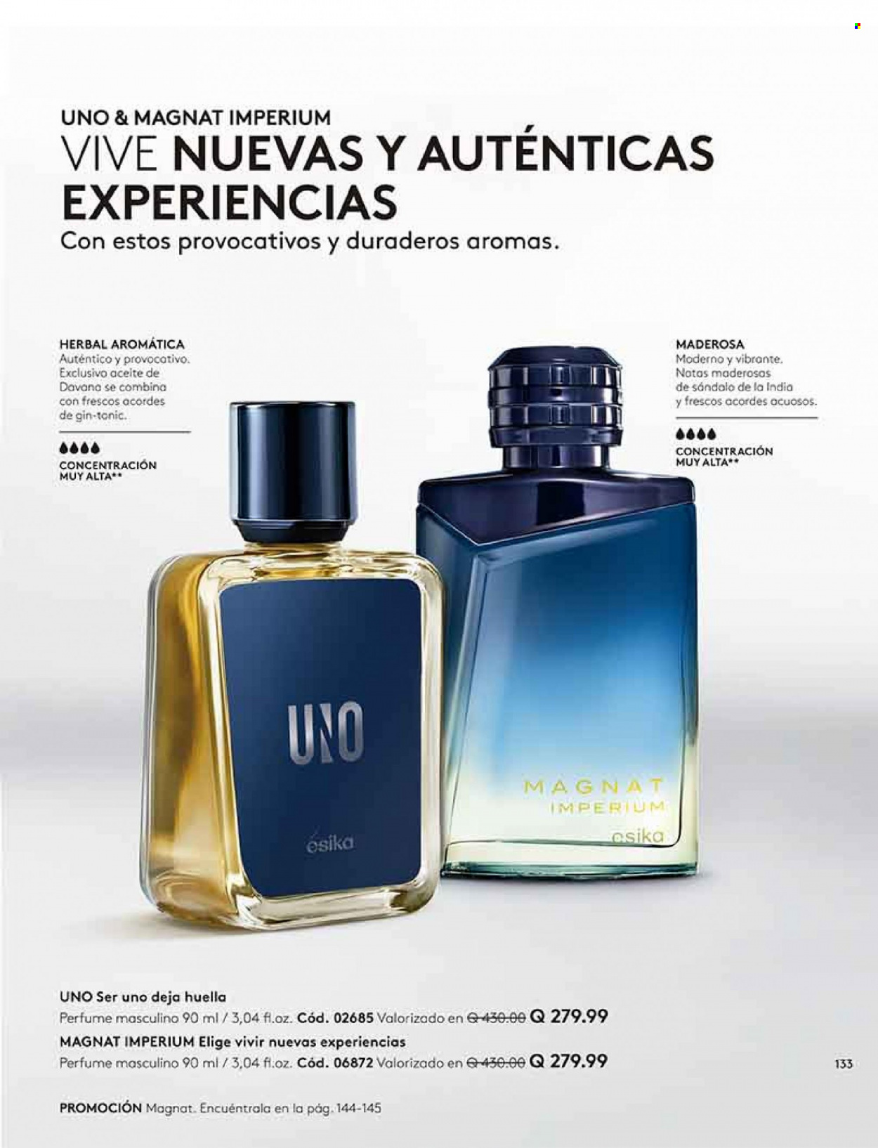 thumbnail - Folleto actual Ésika - Ventas - perfume. Página 145.