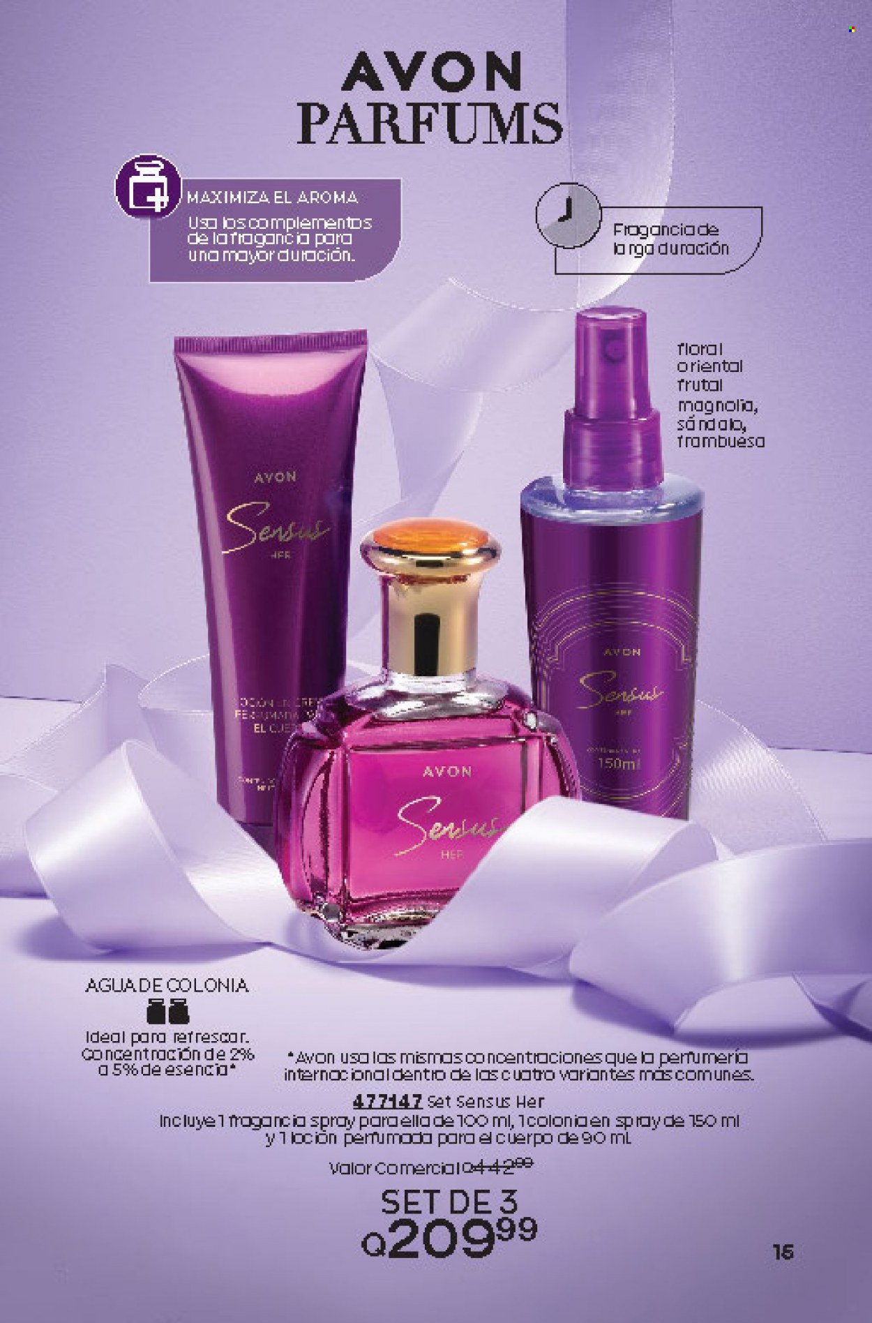 Catálogo Avon. Página 15