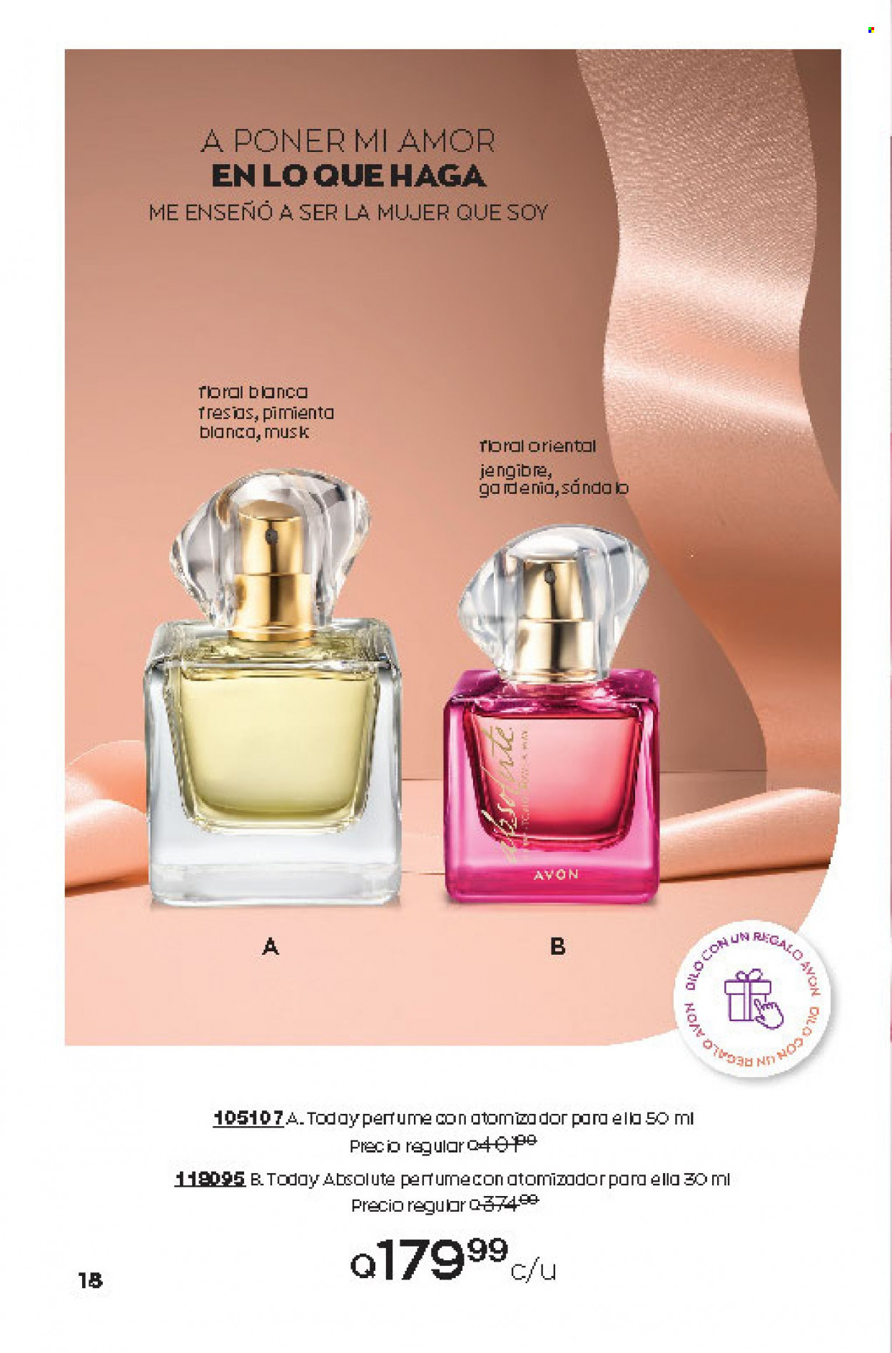 thumbnail - Folleto actual Avon - Ventas - perfume. Página 18.