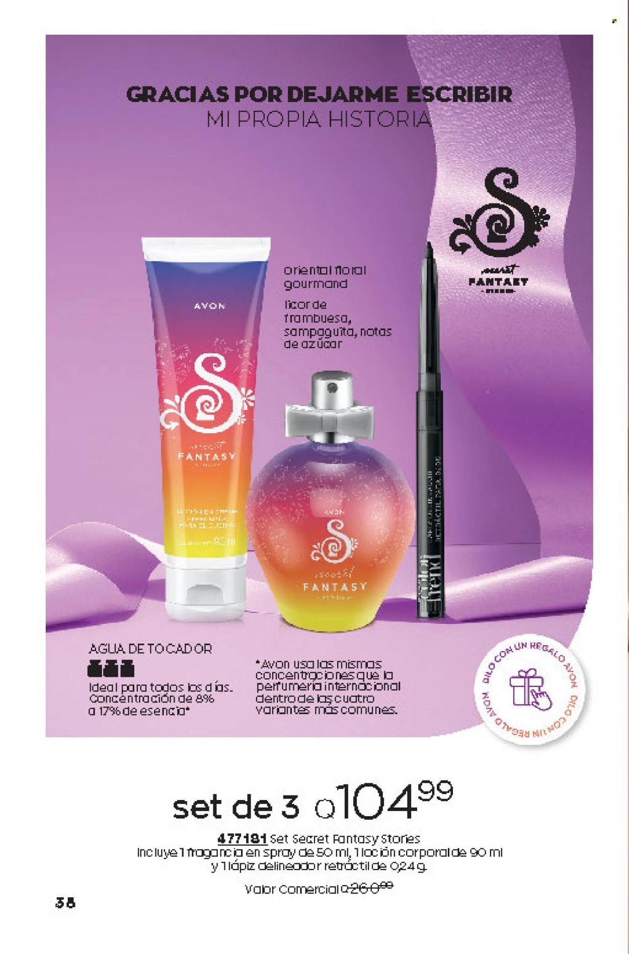 Catálogo Avon. Página 38