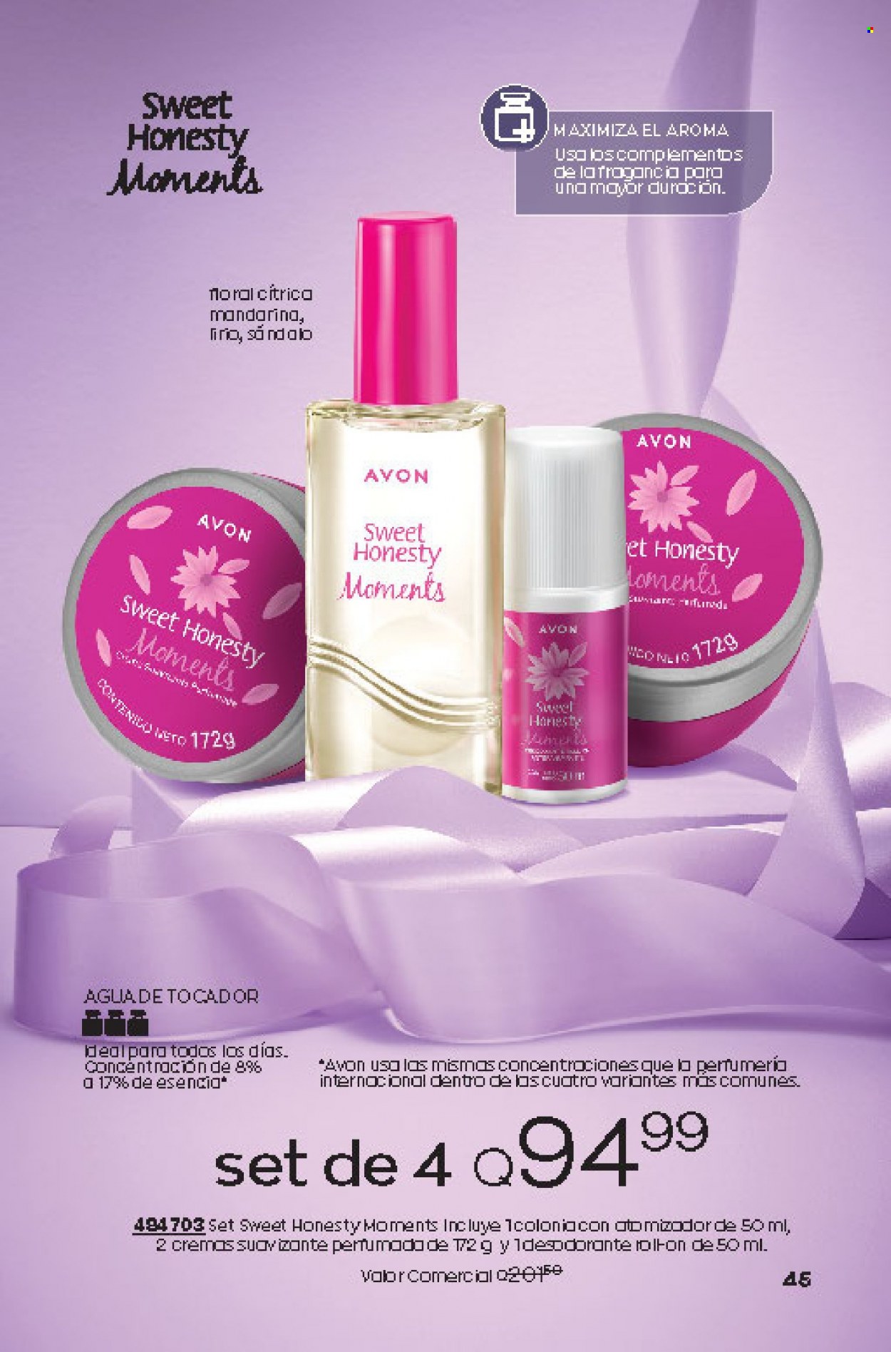 Catálogo Avon. Página 45