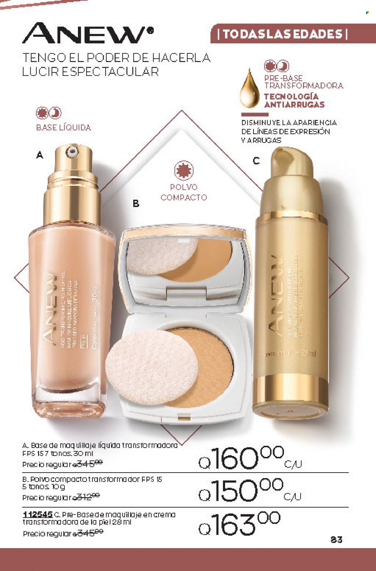 Catálogo Avon. Página 83