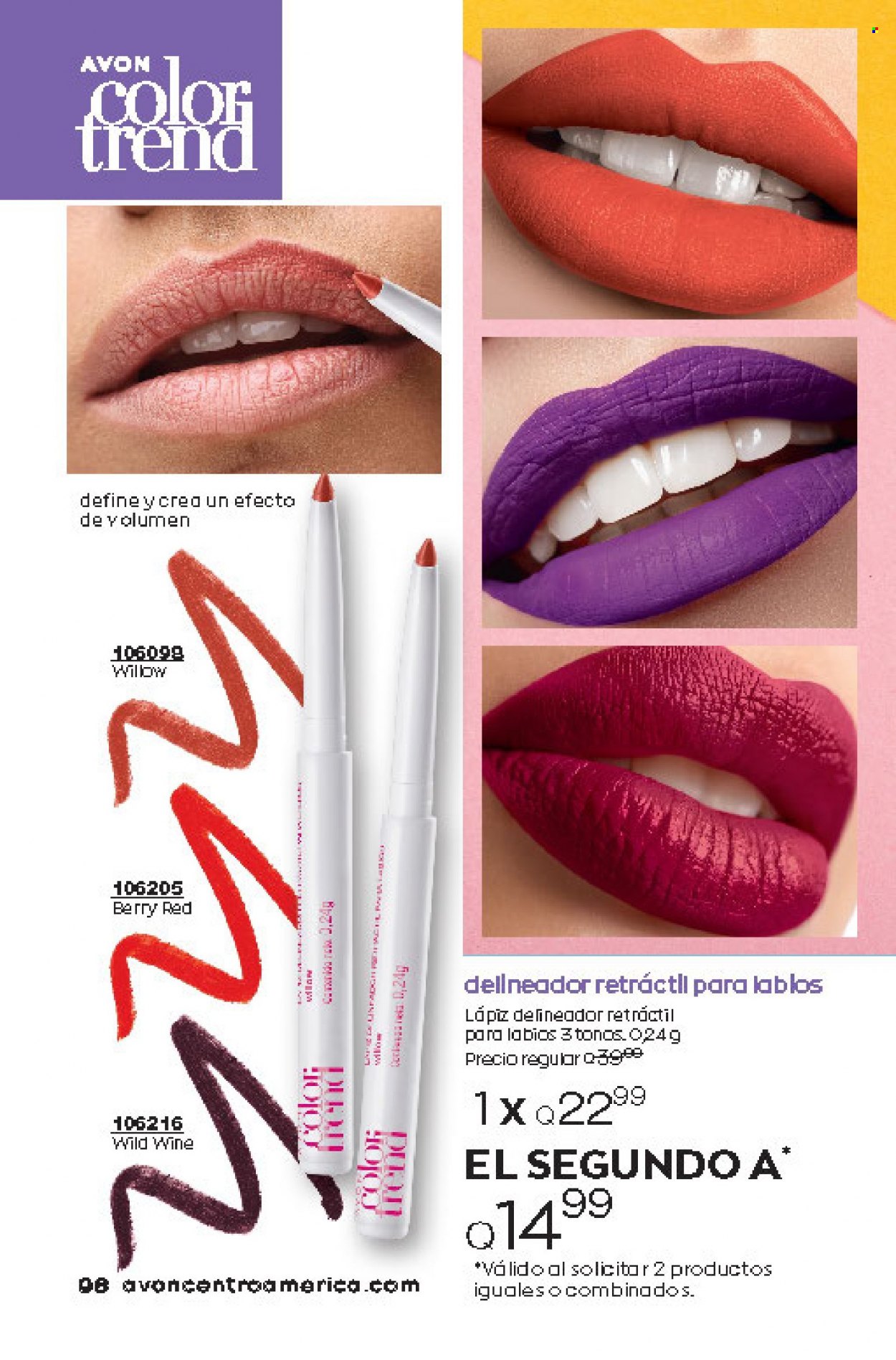 Catálogo Avon. Página 96