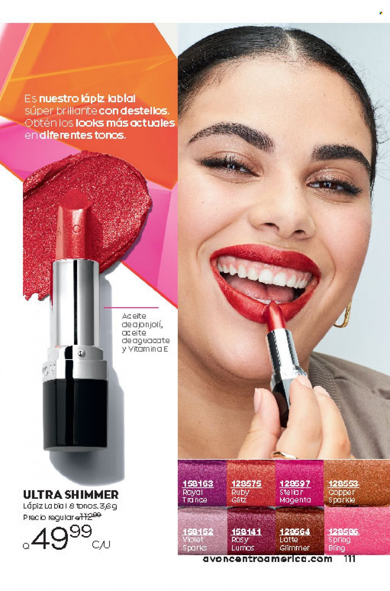 Catálogo Avon. Página 111