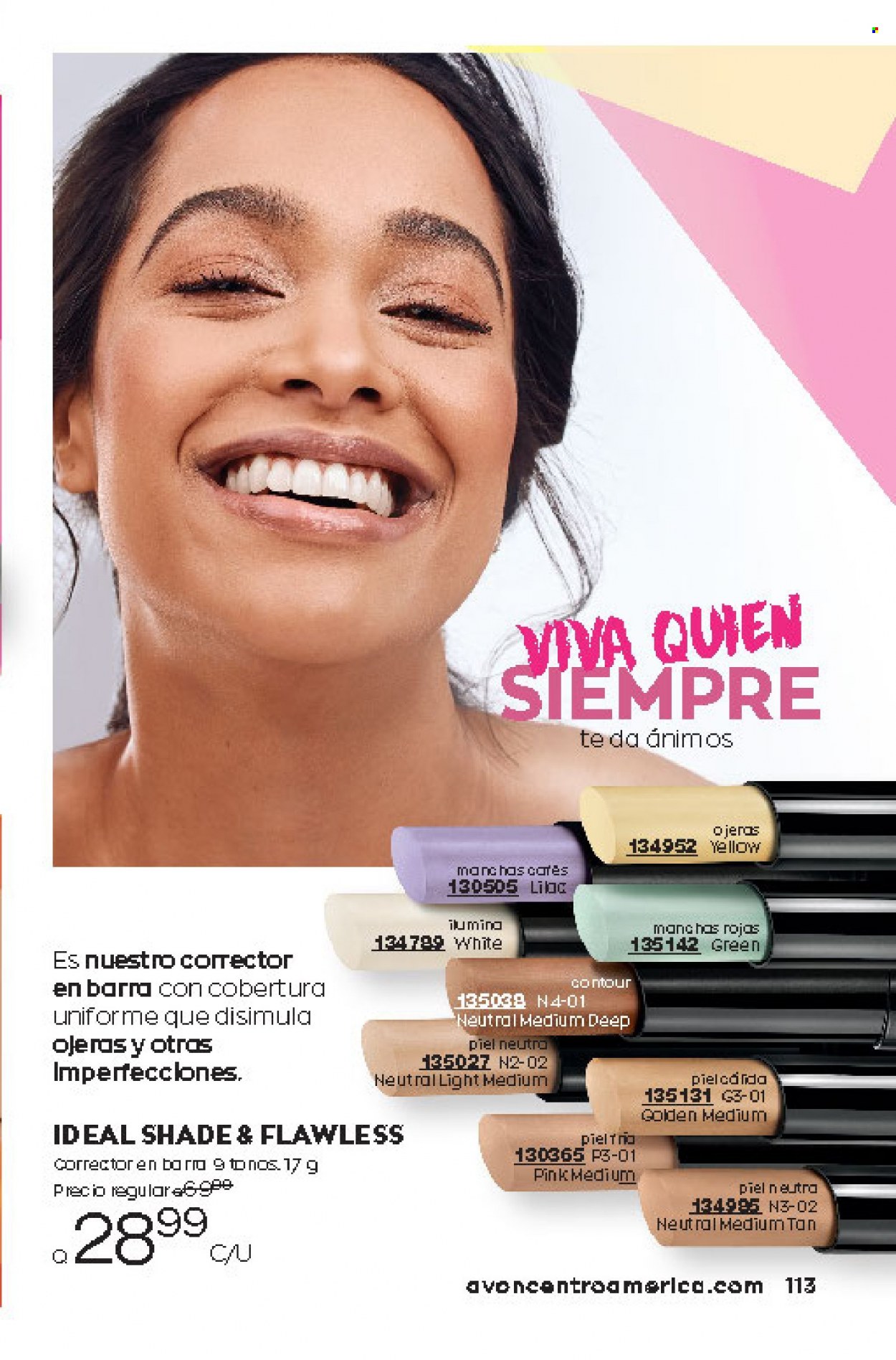 Catálogo Avon. Página 113