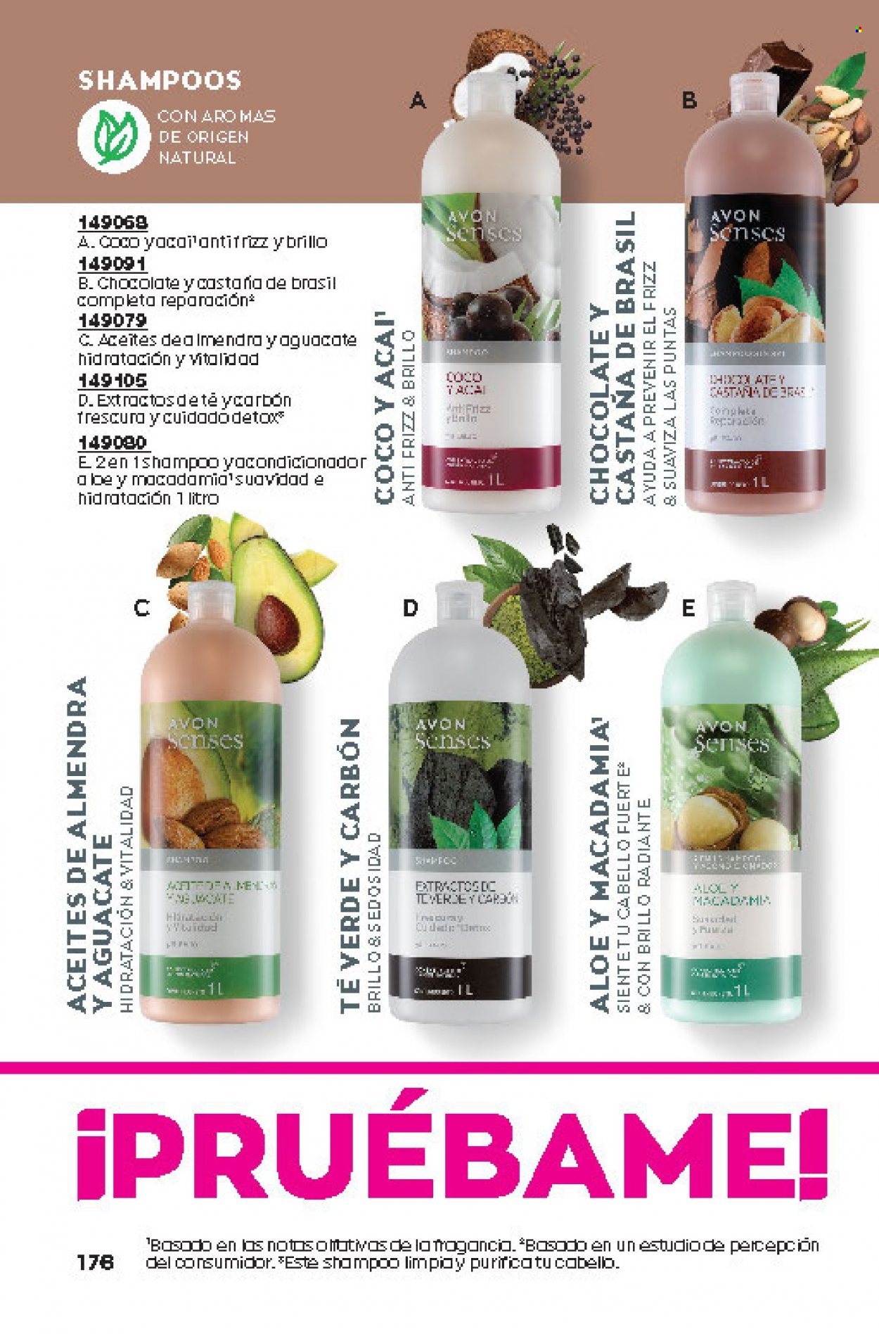 Catálogo Avon. Página 176