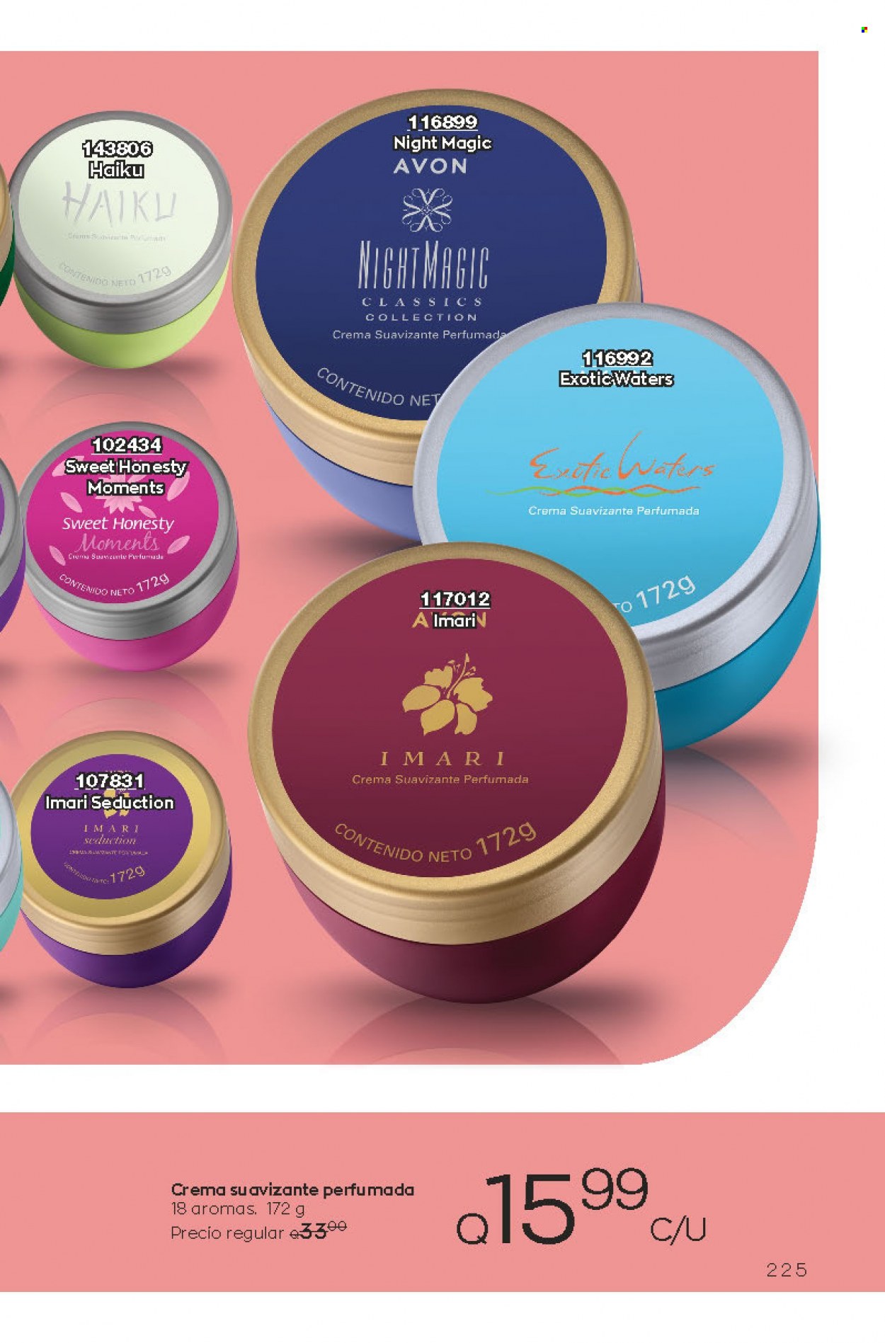 Catálogo Avon. Página 225