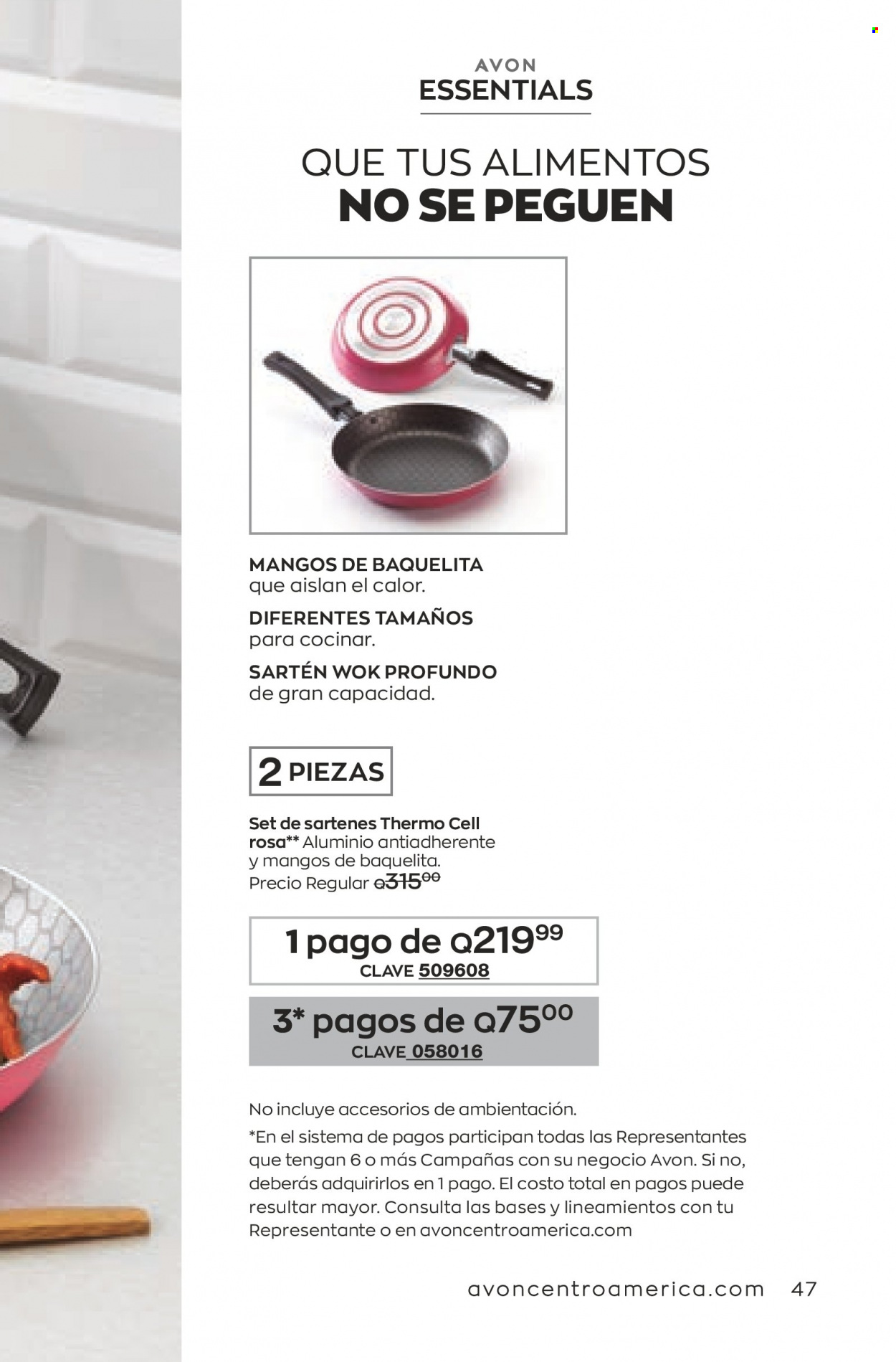 Catálogo Avon. Página 47