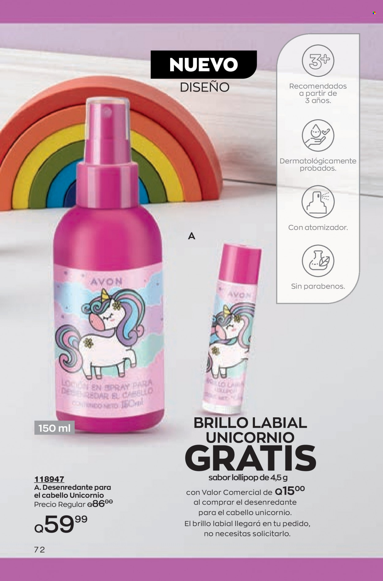 Catálogo Avon. Página 72