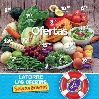 Folleto actual Supermercados La Torre - 23.3.2023 - 29.3.2023.