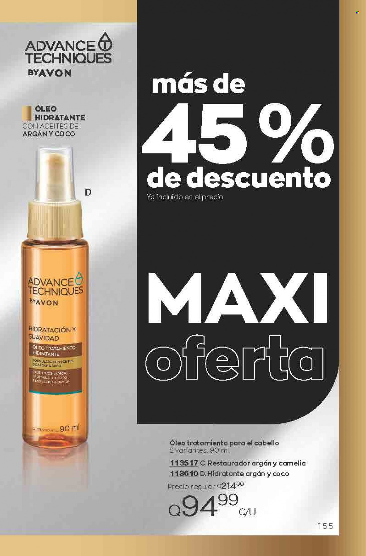 Catálogo Avon. Página 155