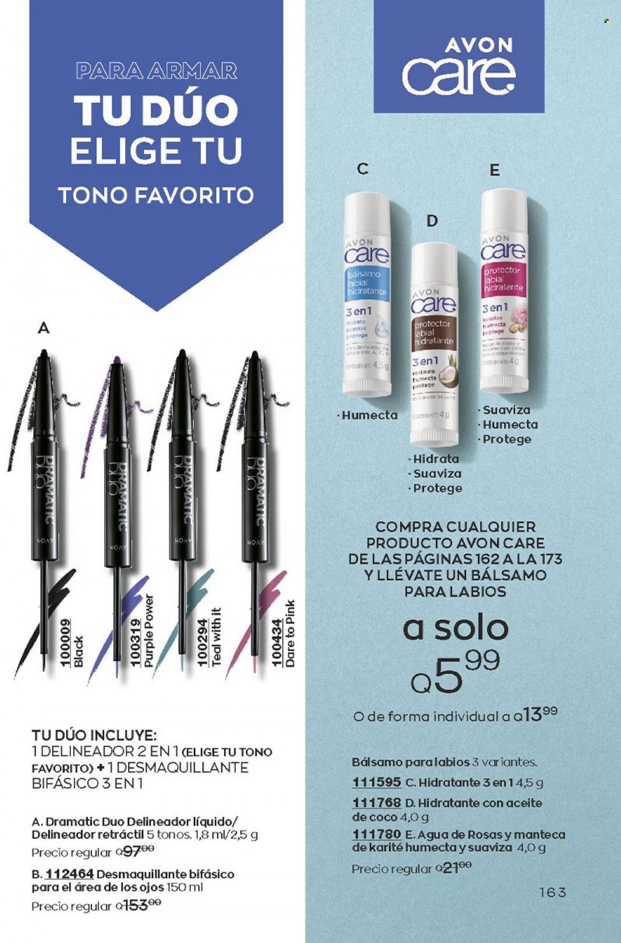 Catálogo Avon. Página 163