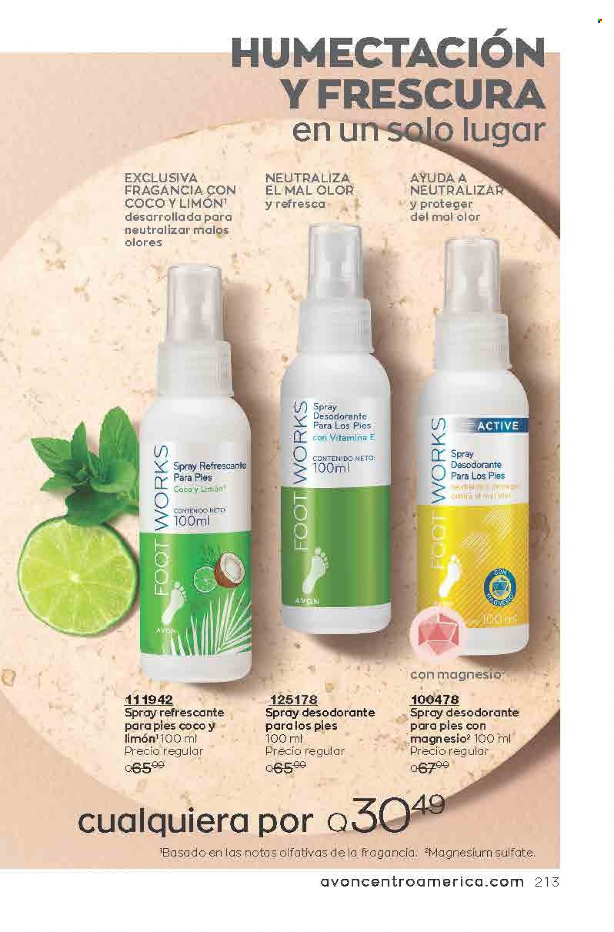 Catálogo Avon. Página 213