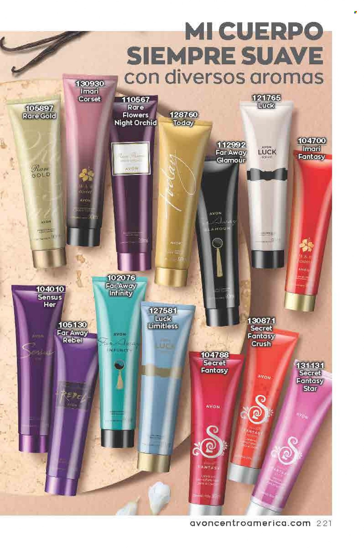 Catálogo Avon. Página 221