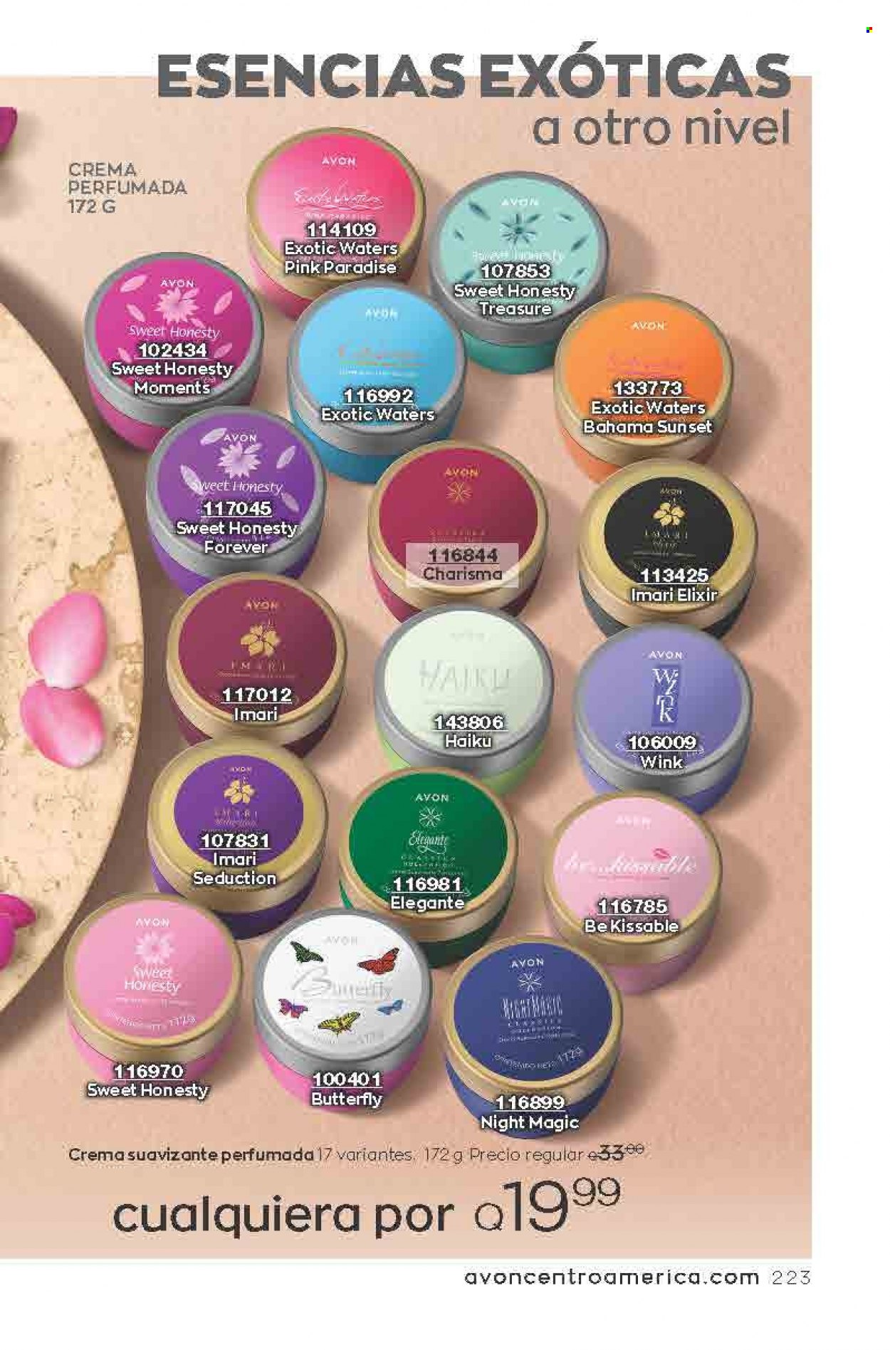 Catálogo Avon. Página 223