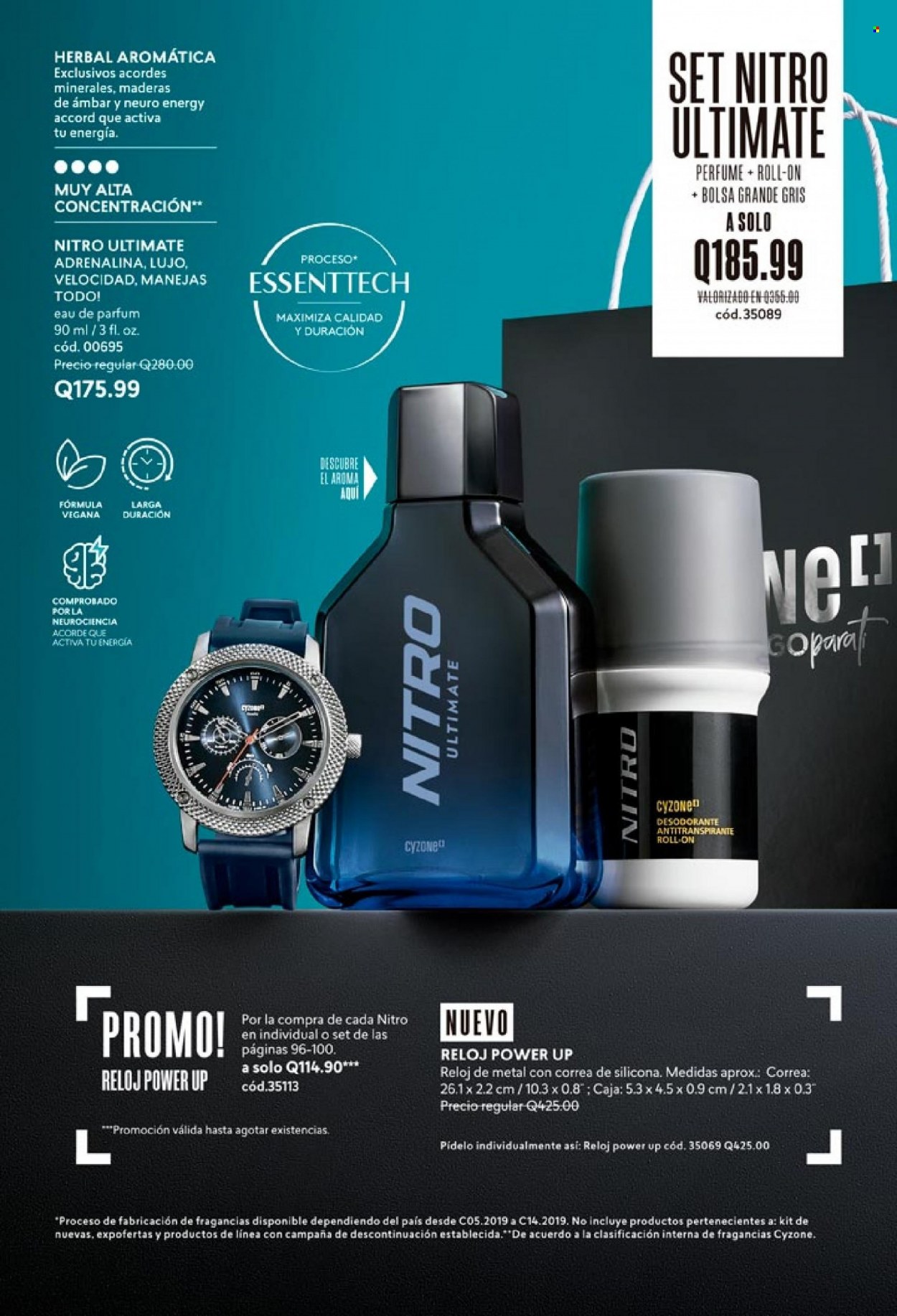 thumbnail - Folleto actual Cyzone - Ventas - perfume, desodorante, antitranspirante, reloj. Página 108.