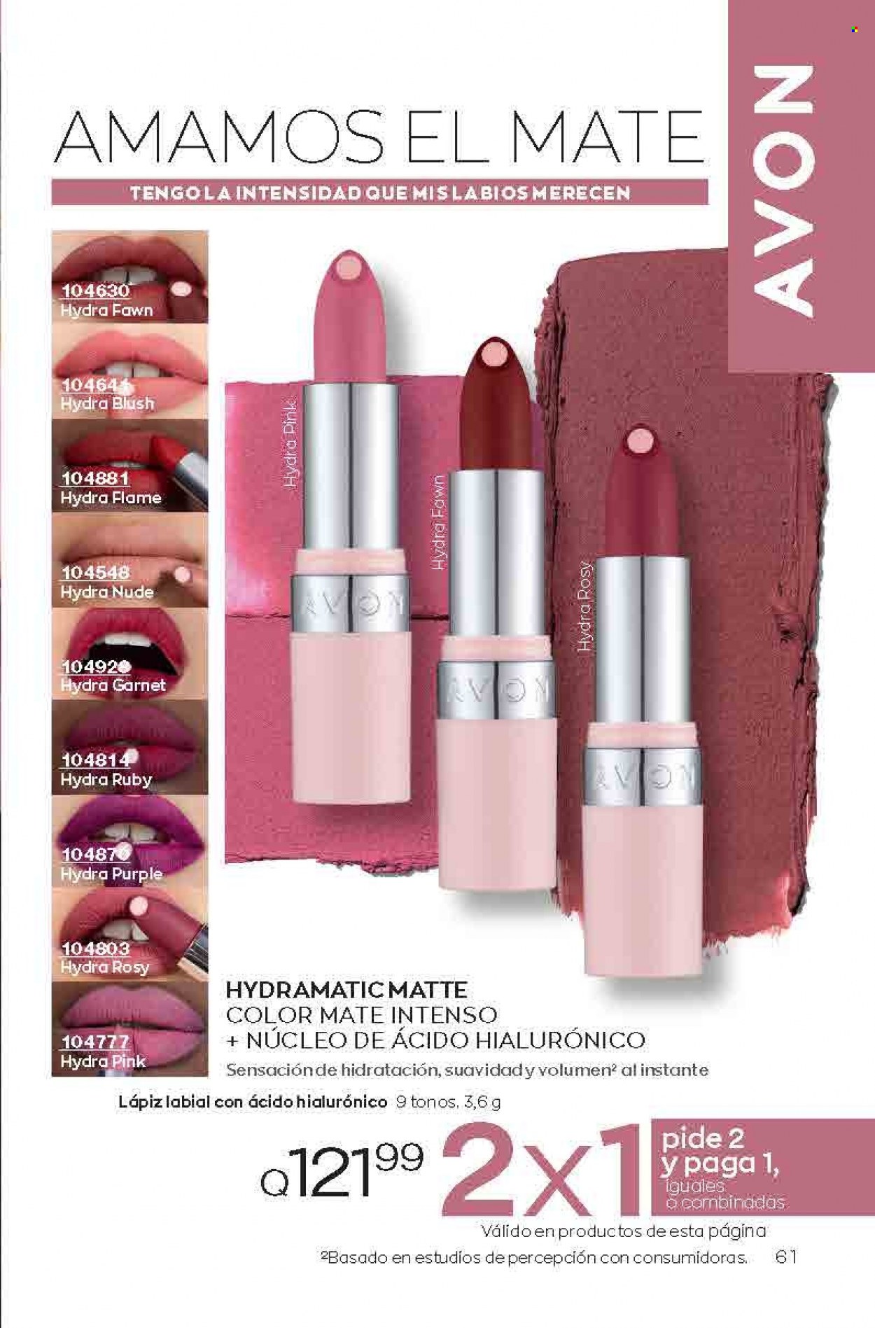 Catálogo Avon. Página 61