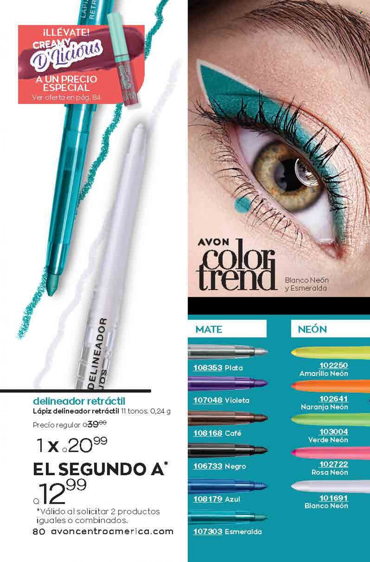 Catálogo Avon. Página 80