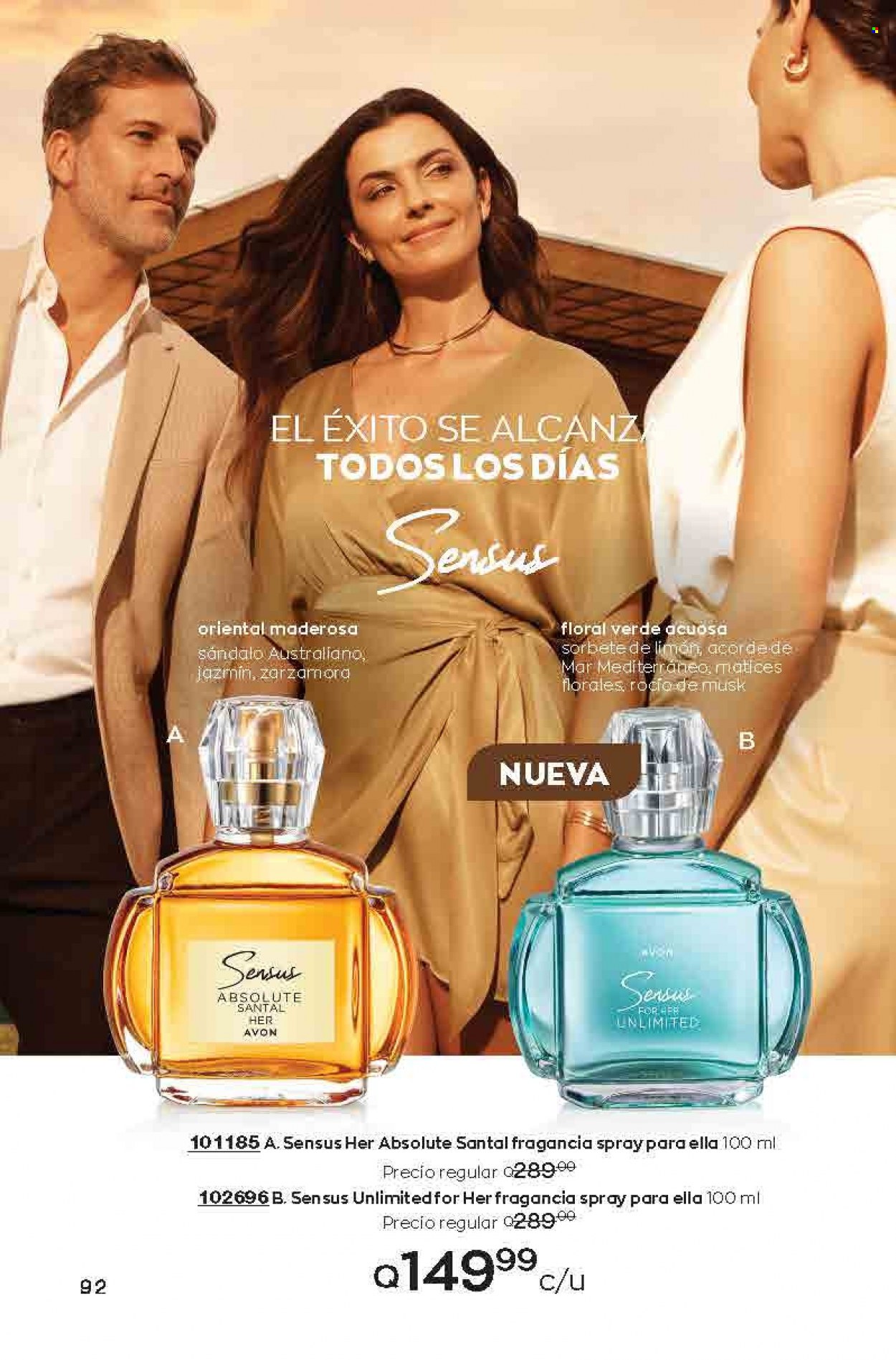 Catálogo Avon. Página 92