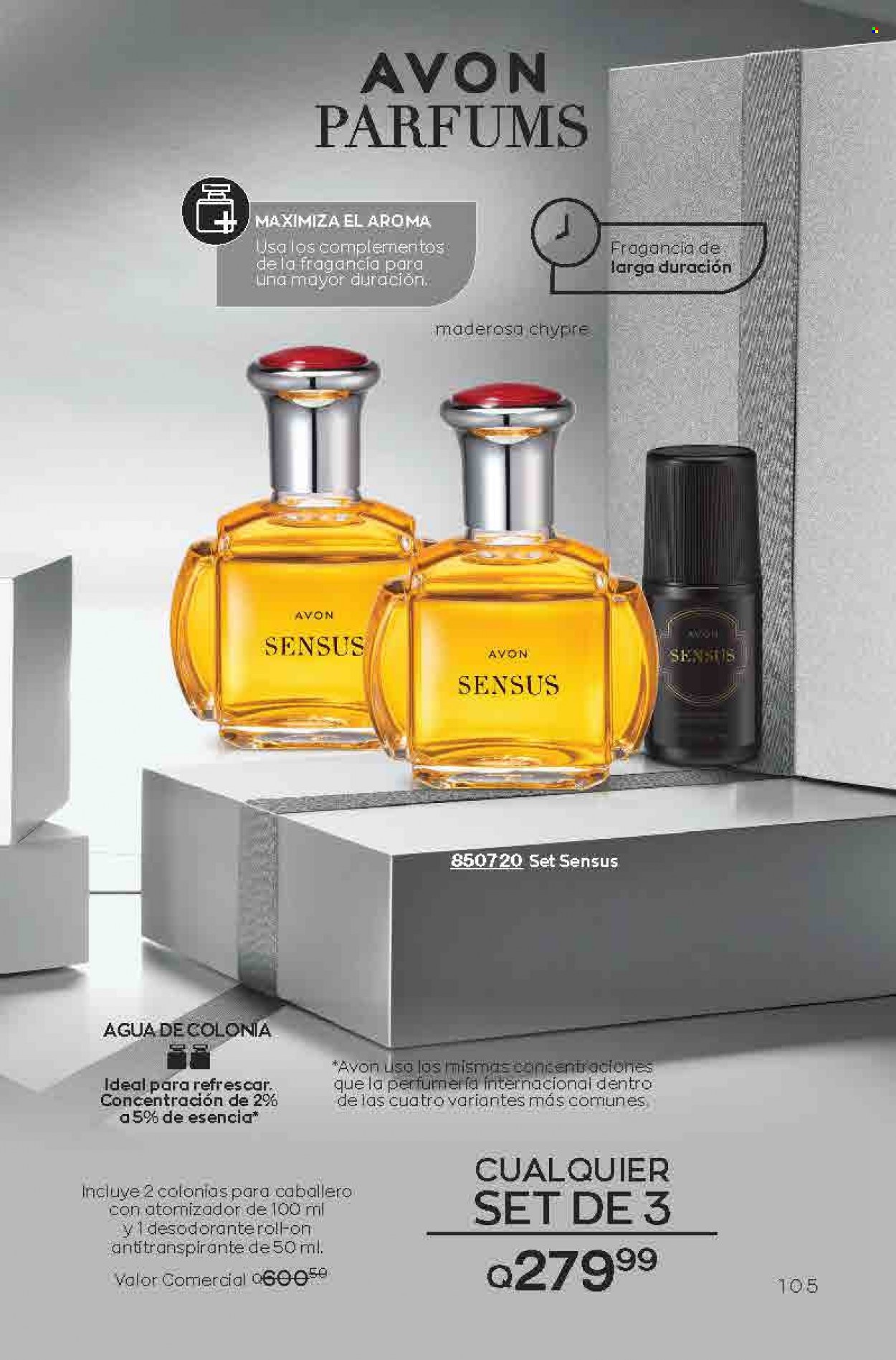 Catálogo Avon. Página 105