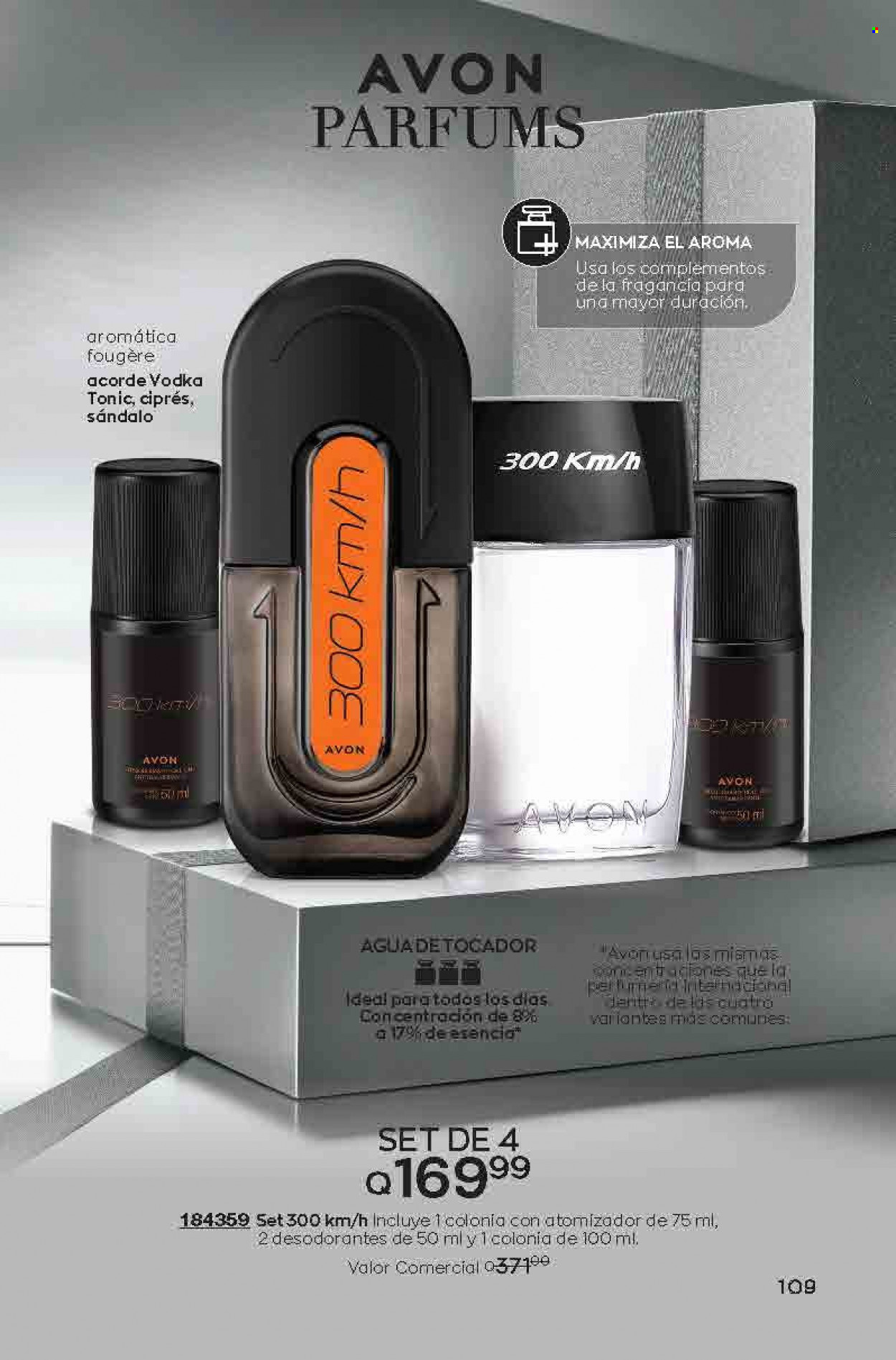 Catálogo Avon. Página 109