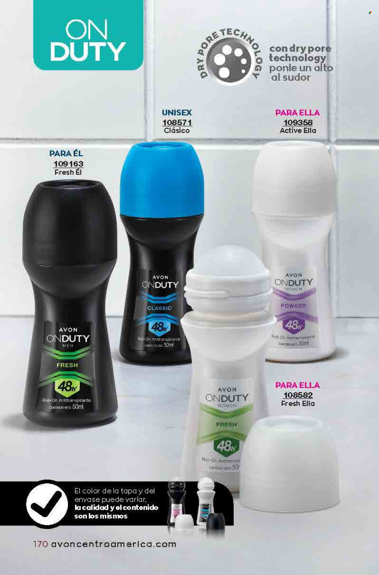 Catálogo Avon. Página 170