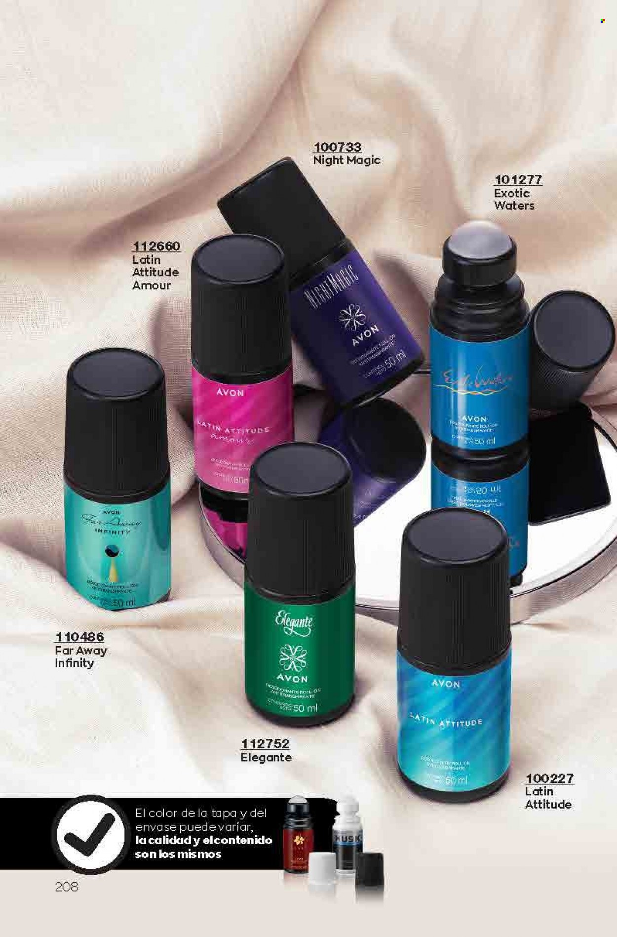 Catálogo Avon. Página 208