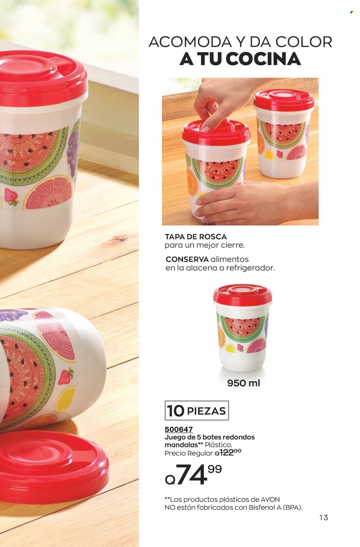 Catálogo Avon. Página 13