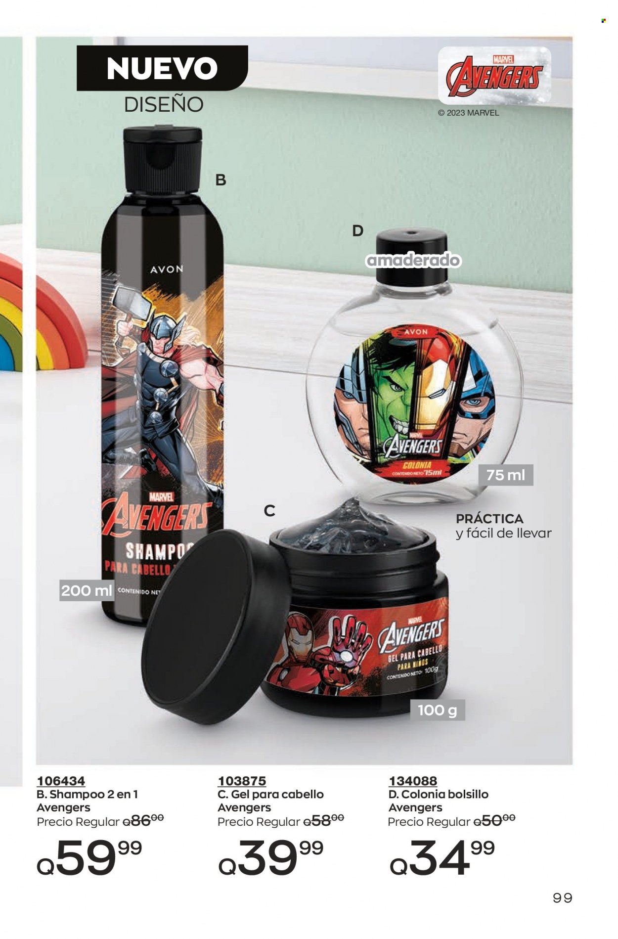 Catálogo Avon. Página 99