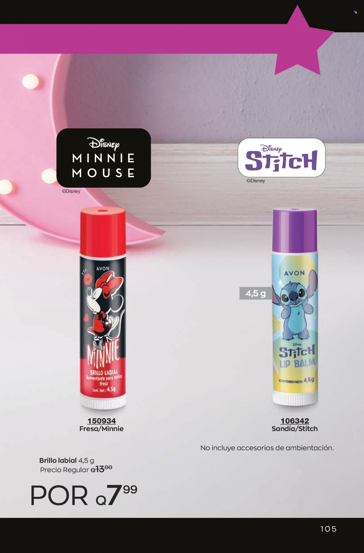 Catálogo Avon. Página 105