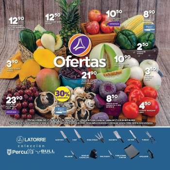 Folleto actual Supermercados La Torre - 27.4.2023 - 3.5.2023.