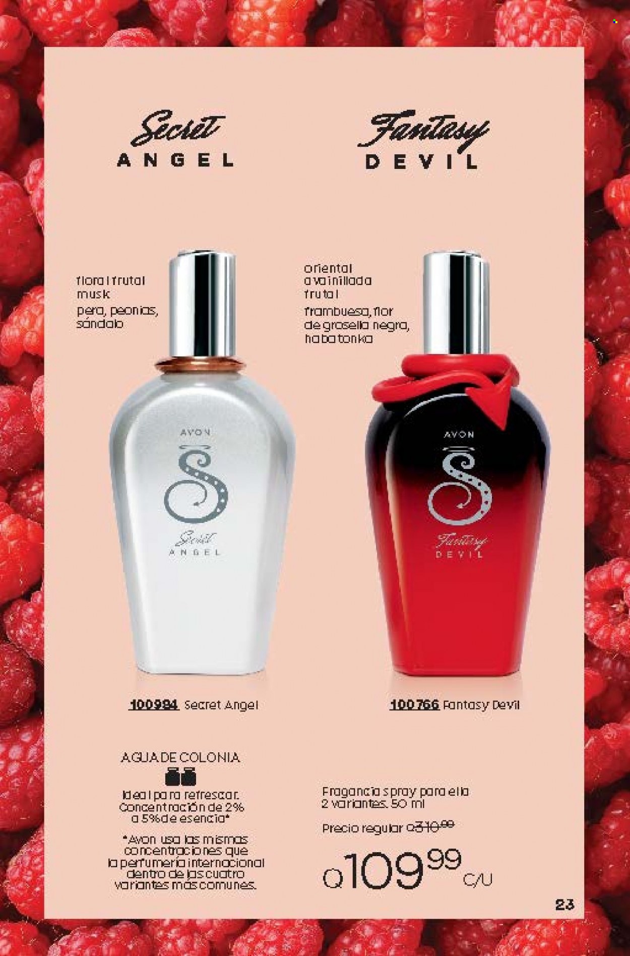 Catálogo Avon. Página 23