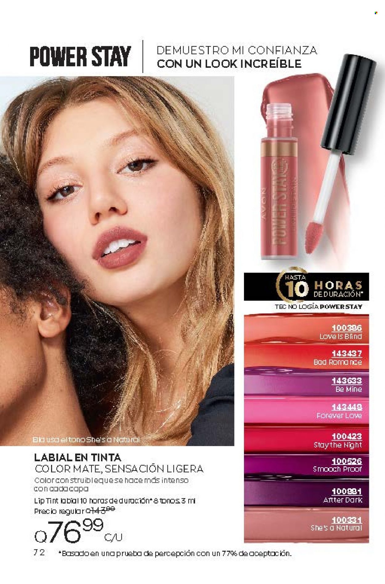 Catálogo Avon. Página 72